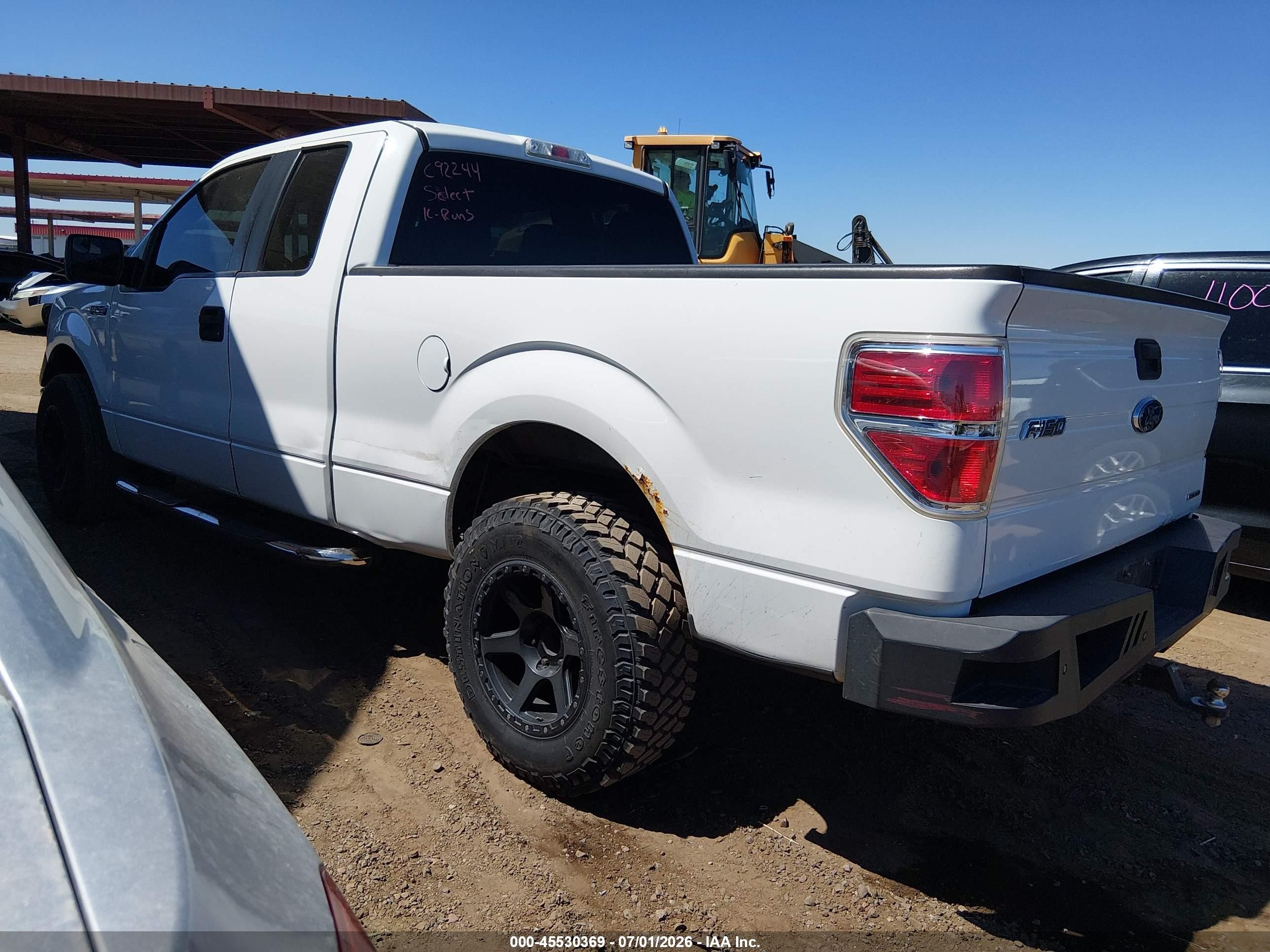 2012 Ford F-150 Fx2/lariat/stx/xl/xlt Белый vin: 1FTFX1CF9CFC92244