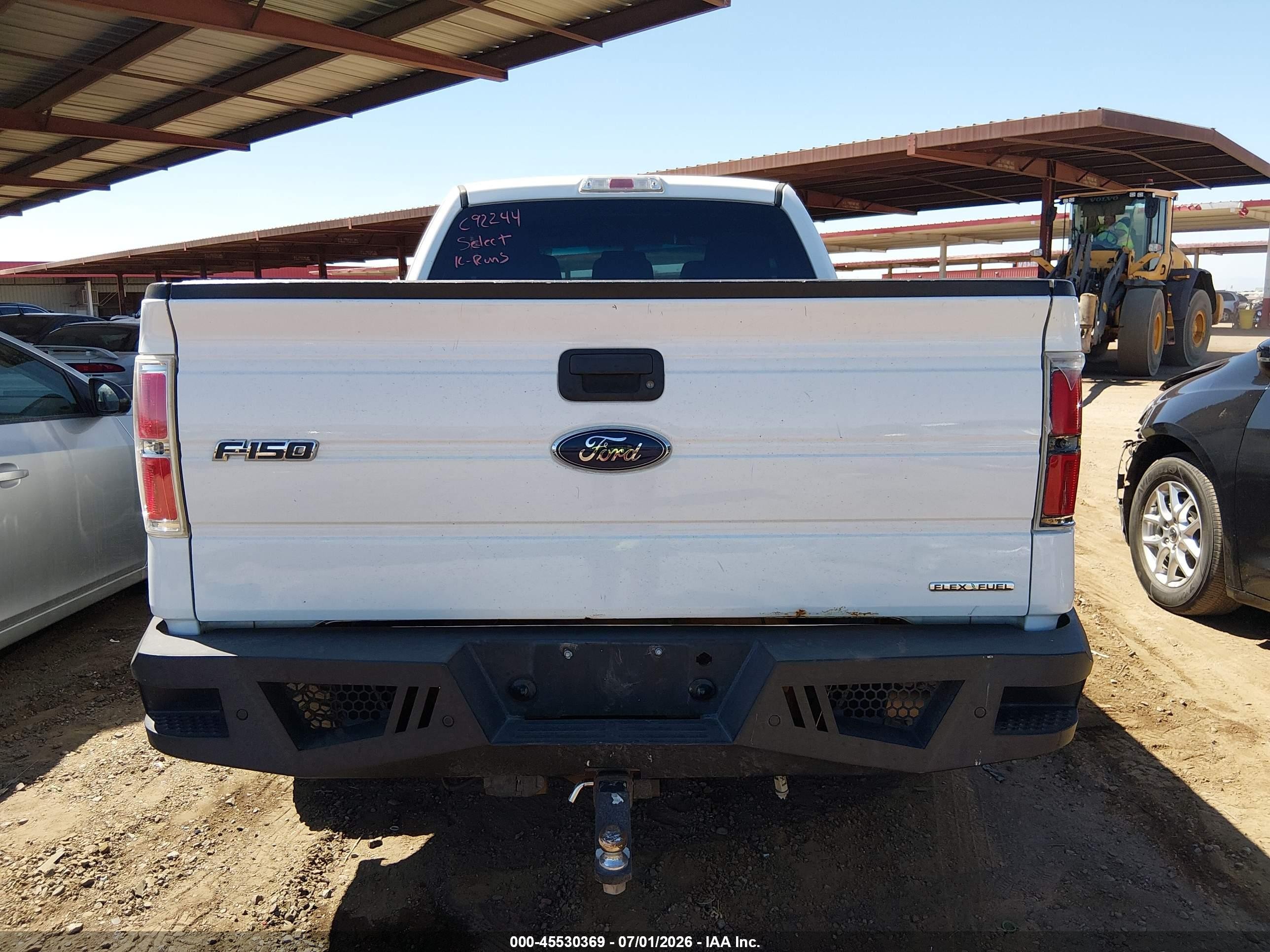 2012 Ford F-150 Fx2/lariat/stx/xl/xlt Белый vin: 1FTFX1CF9CFC92244
