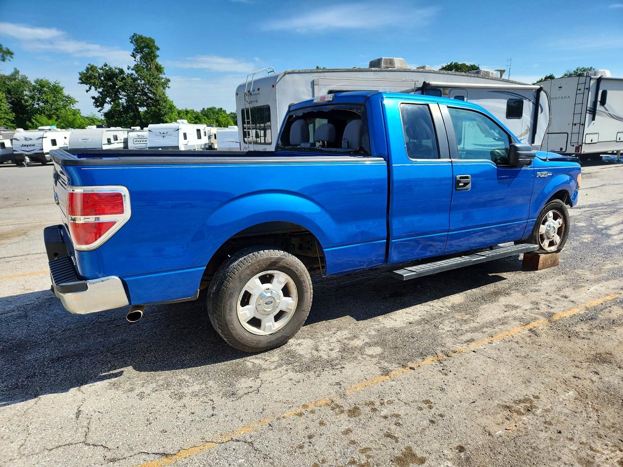 2012 Ford F150 Super Cab Blue vin: 1FTFX1CF9CFD06241