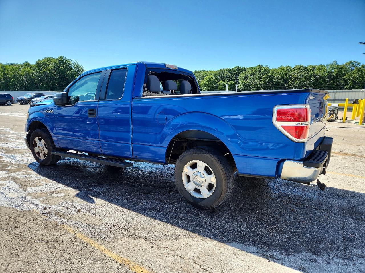 2012 Ford F150 Super Cab Blue vin: 1FTFX1CF9CFD06241