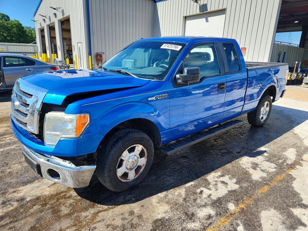 2012 Ford F150 Super Cab Blue vin: 1FTFX1CF9CFD06241