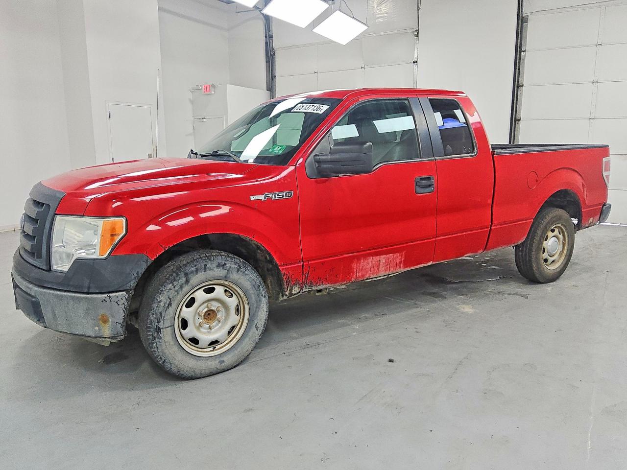 2012 Ford F150 Super Cab Красный vin: 1FTFX1CF9CKE25477