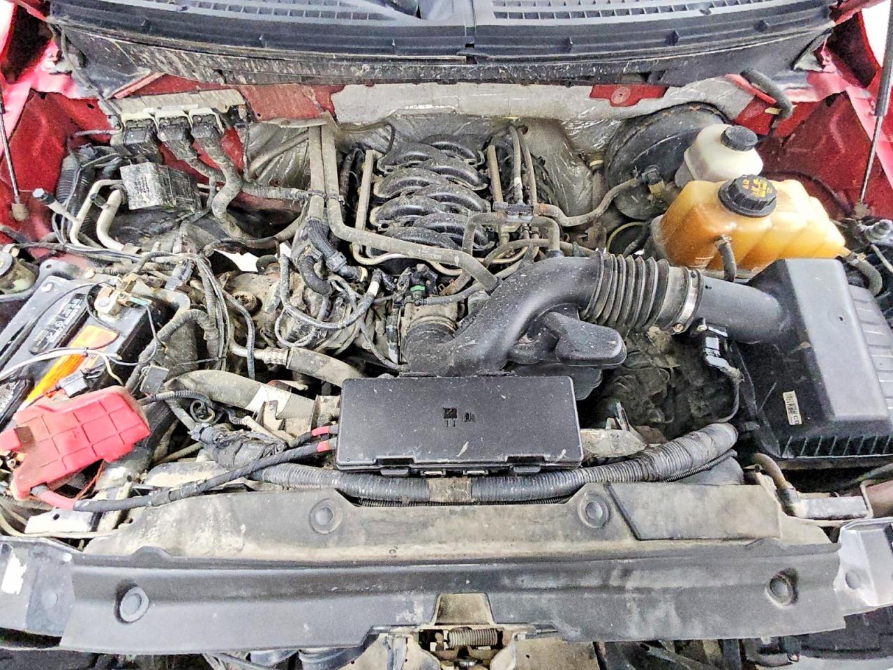 2012 Ford F150 Super Cab Красный vin: 1FTFX1CF9CKE25477