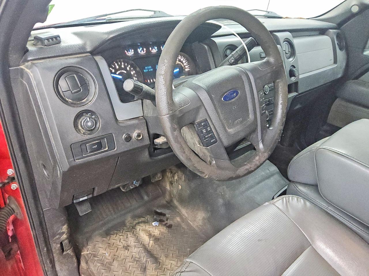 2012 Ford F150 Super Cab Красный vin: 1FTFX1CF9CKE25477