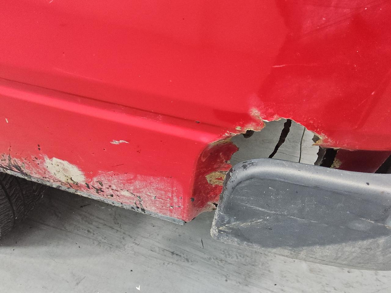 2012 Ford F150 Super Cab Красный vin: 1FTFX1CF9CKE25477 Damage: Left Bed Side, Rust, > 12 Inches
