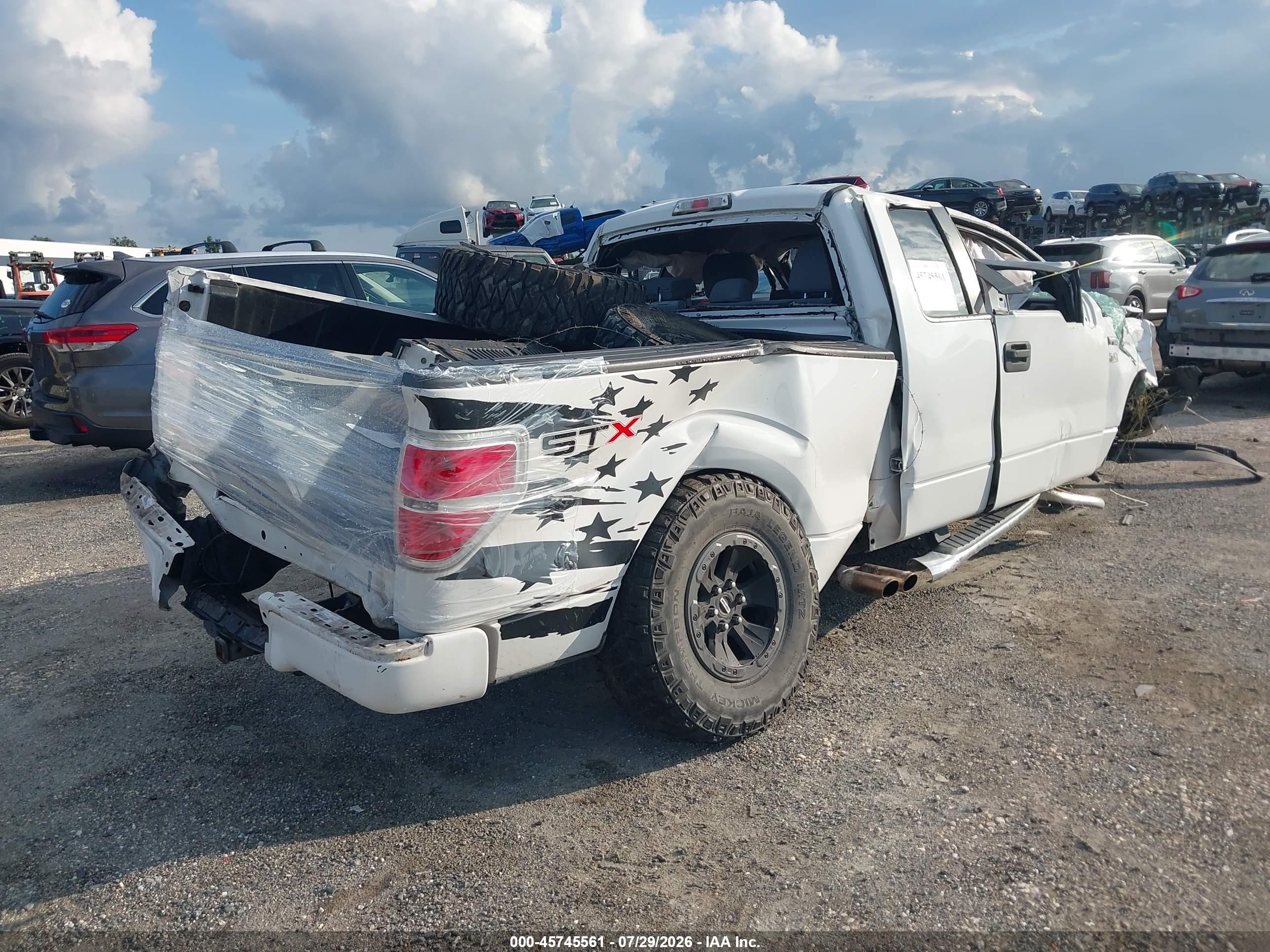 2013 Ford F-150 Stx Белый vin: 1FTFX1CF9DFA72278