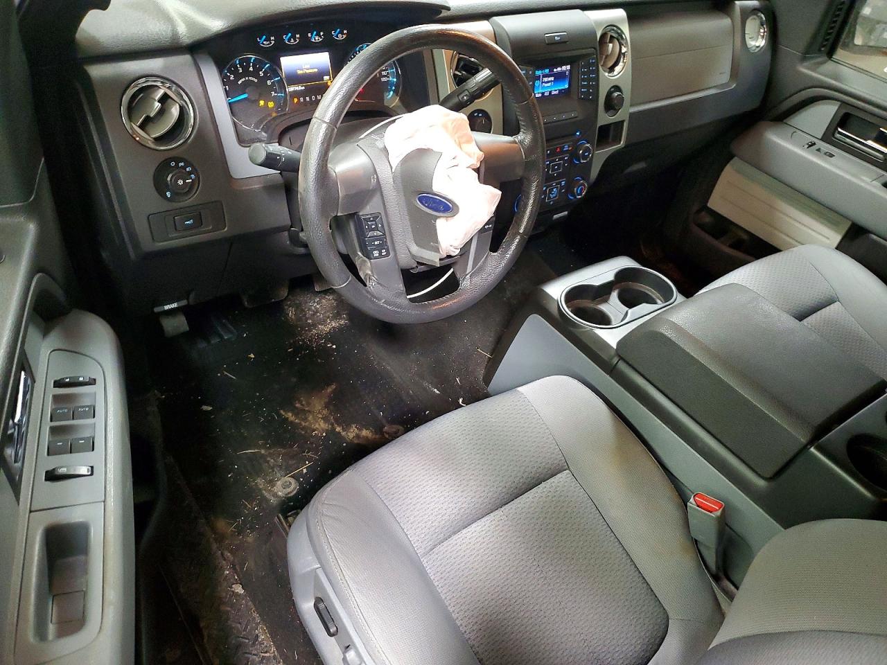 2013 Ford F150 Super Cab Gray vin: 1FTFX1CF9DFA77965
