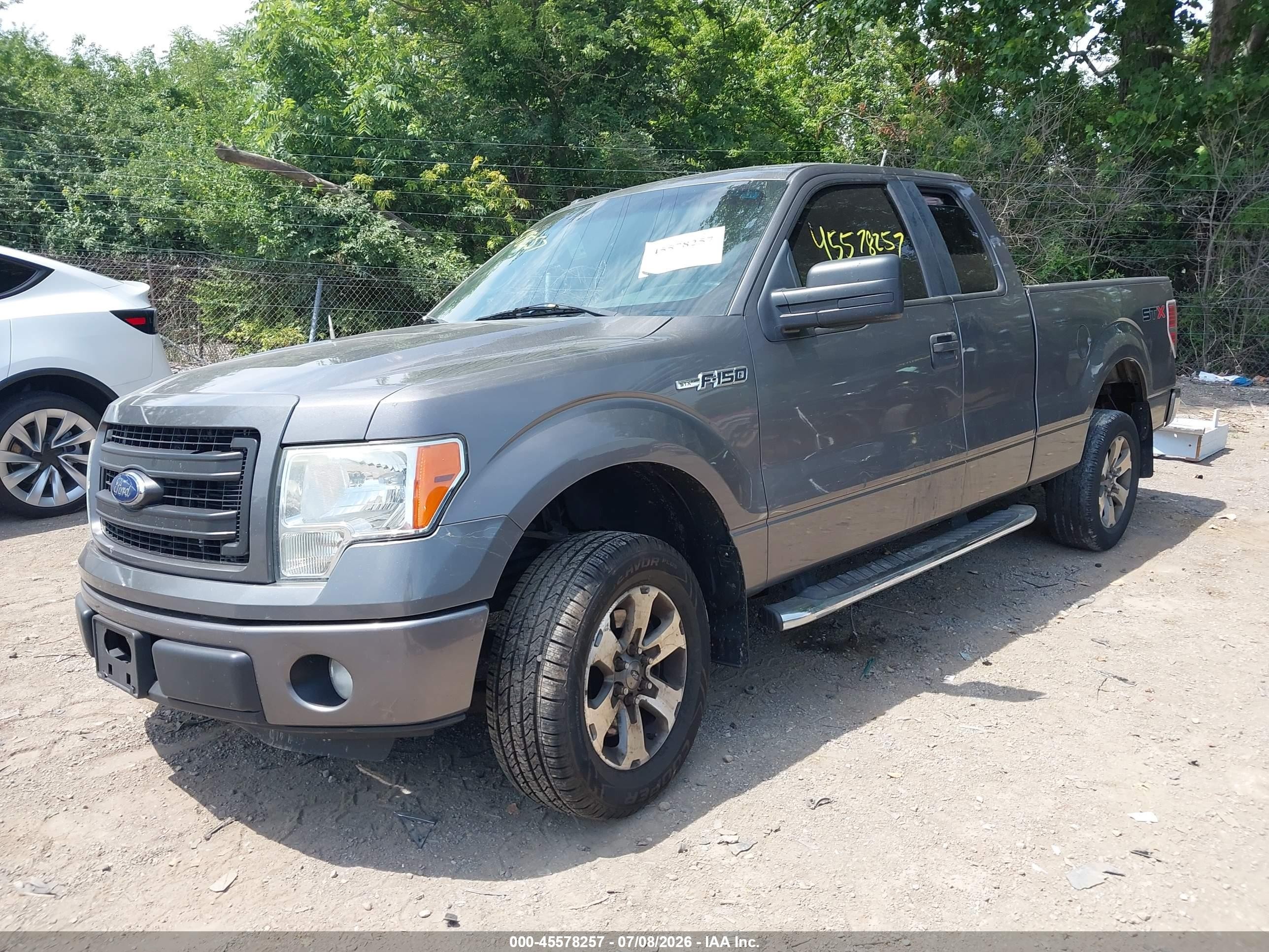 2013 Ford F-150 Stx Gray vin: 1FTFX1CF9DFB00774