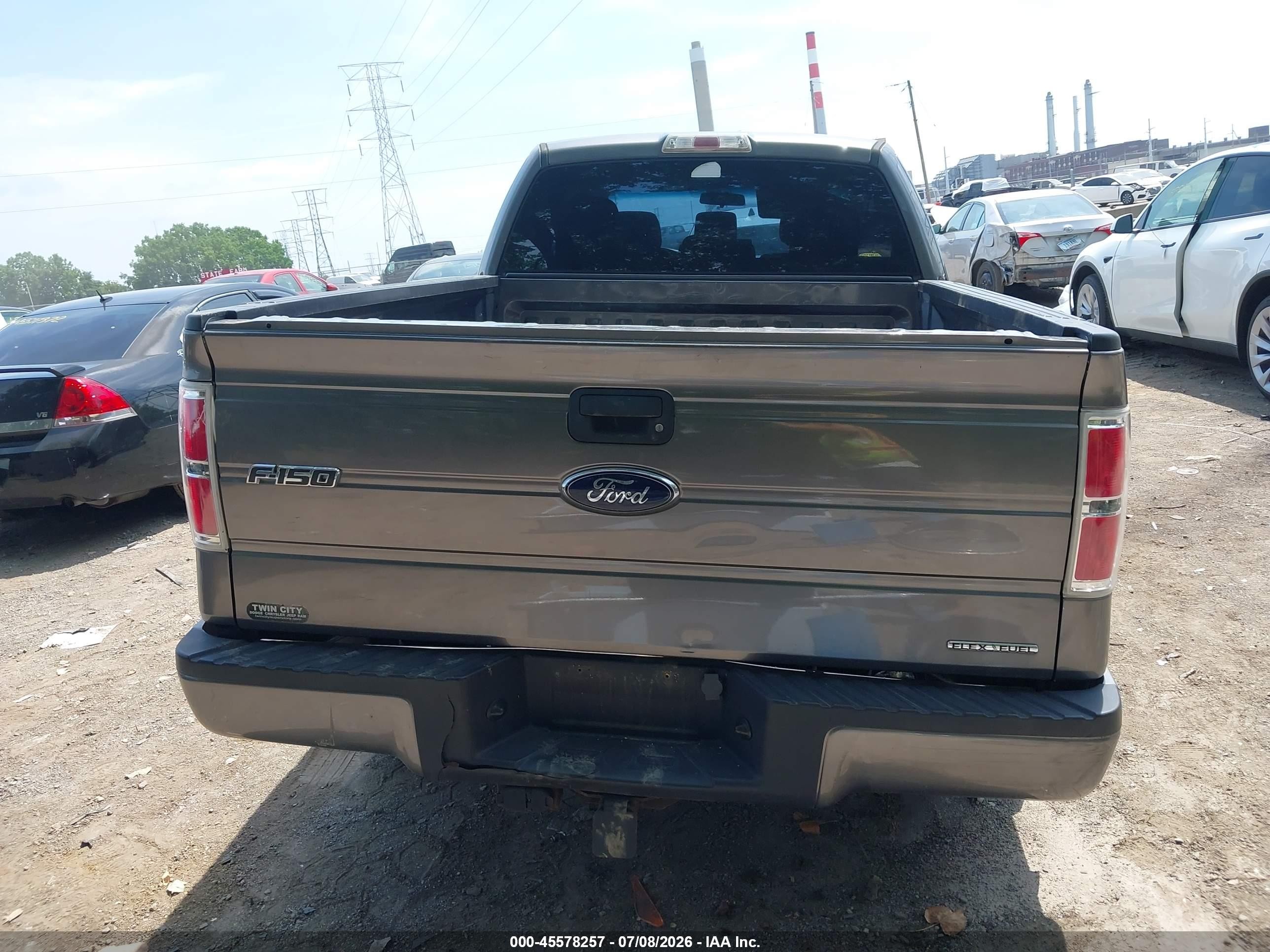 2013 Ford F-150 Stx Gray vin: 1FTFX1CF9DFB00774