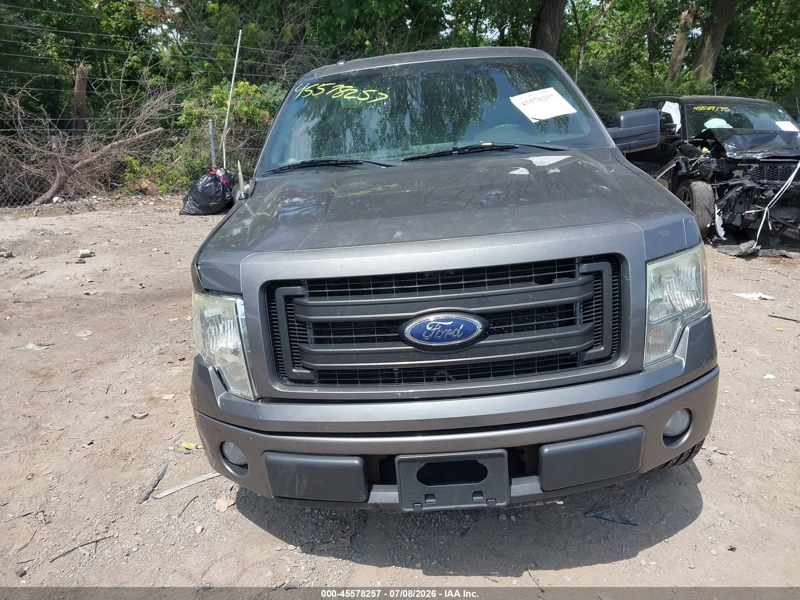 2013 Ford F-150 Stx Gray vin: 1FTFX1CF9DFB00774
