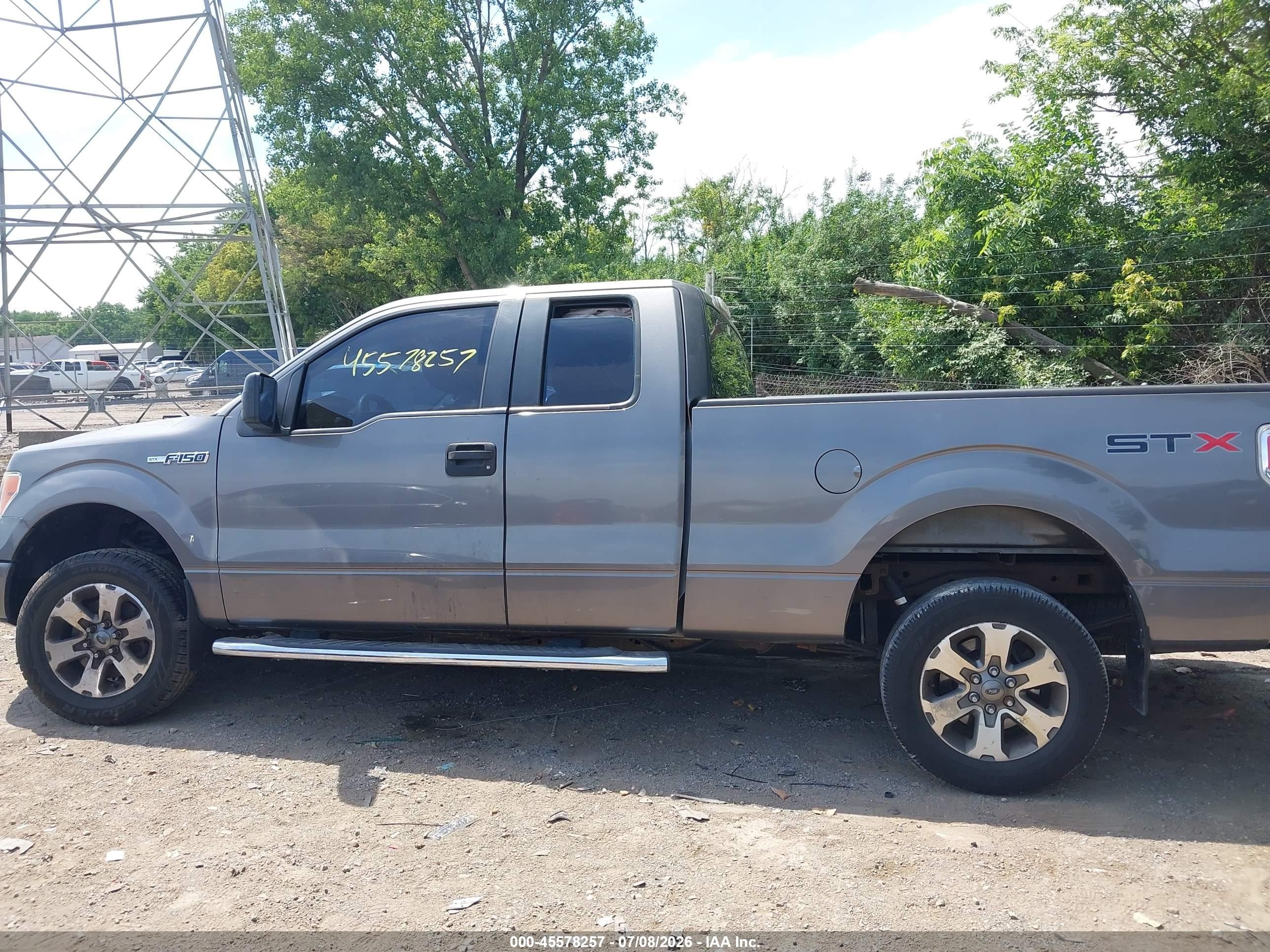 2013 Ford F-150 Stx Gray vin: 1FTFX1CF9DFB00774