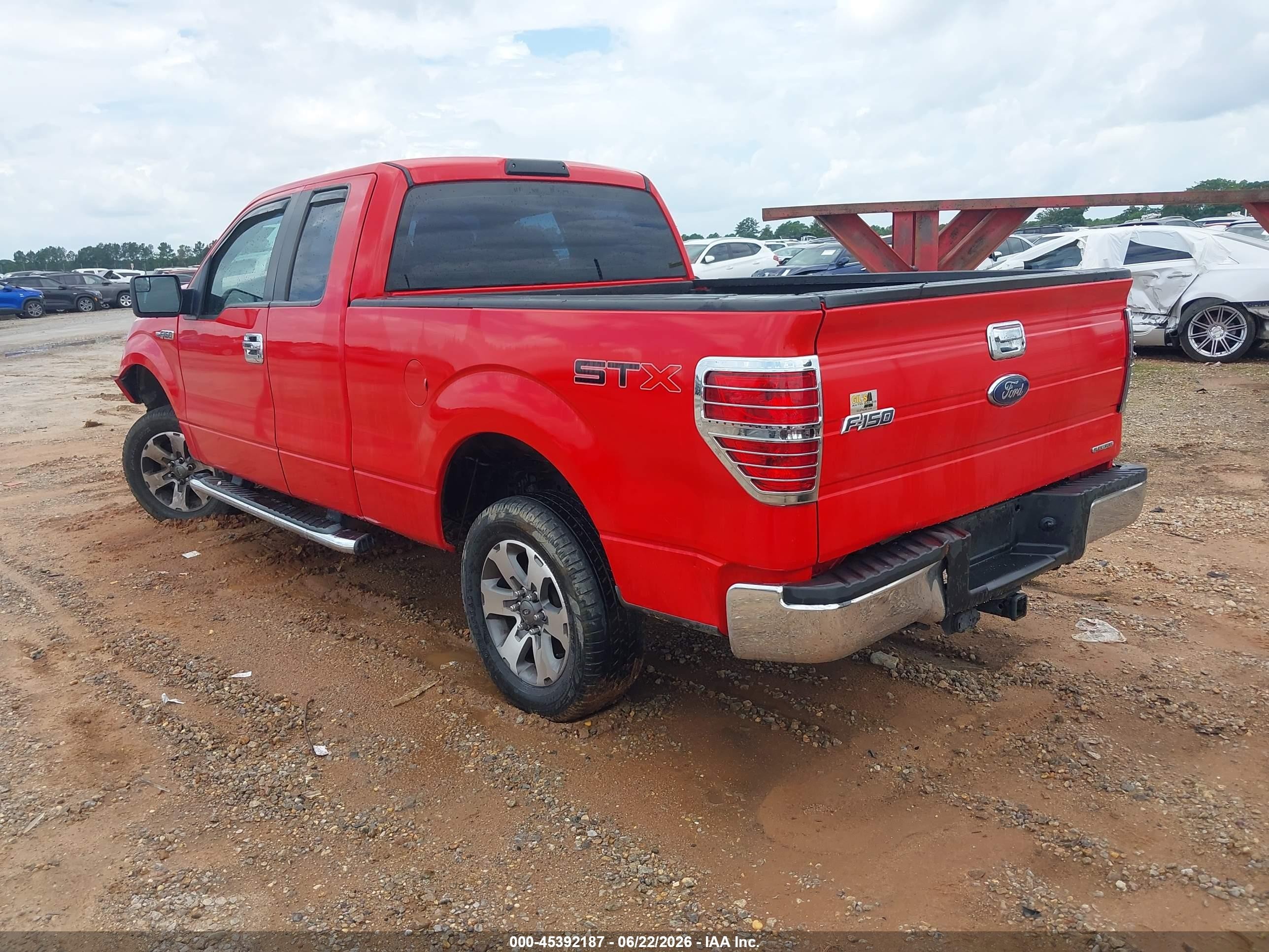 2013 Ford F-150 Stx Красный vin: 1FTFX1CF9DFD93785