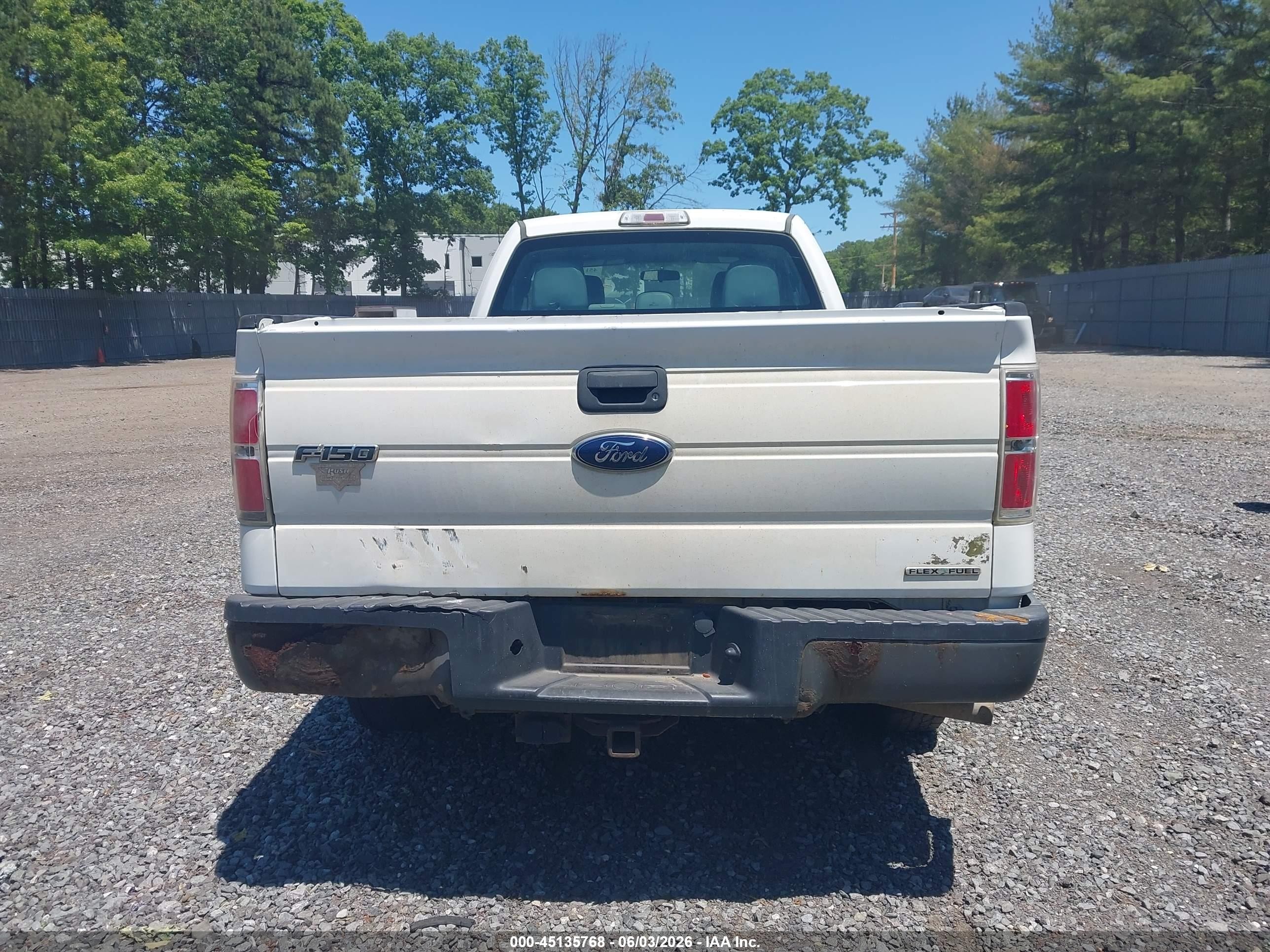 2013 Ford F-150 Xl White vin: 1FTFX1CF9DKF15441