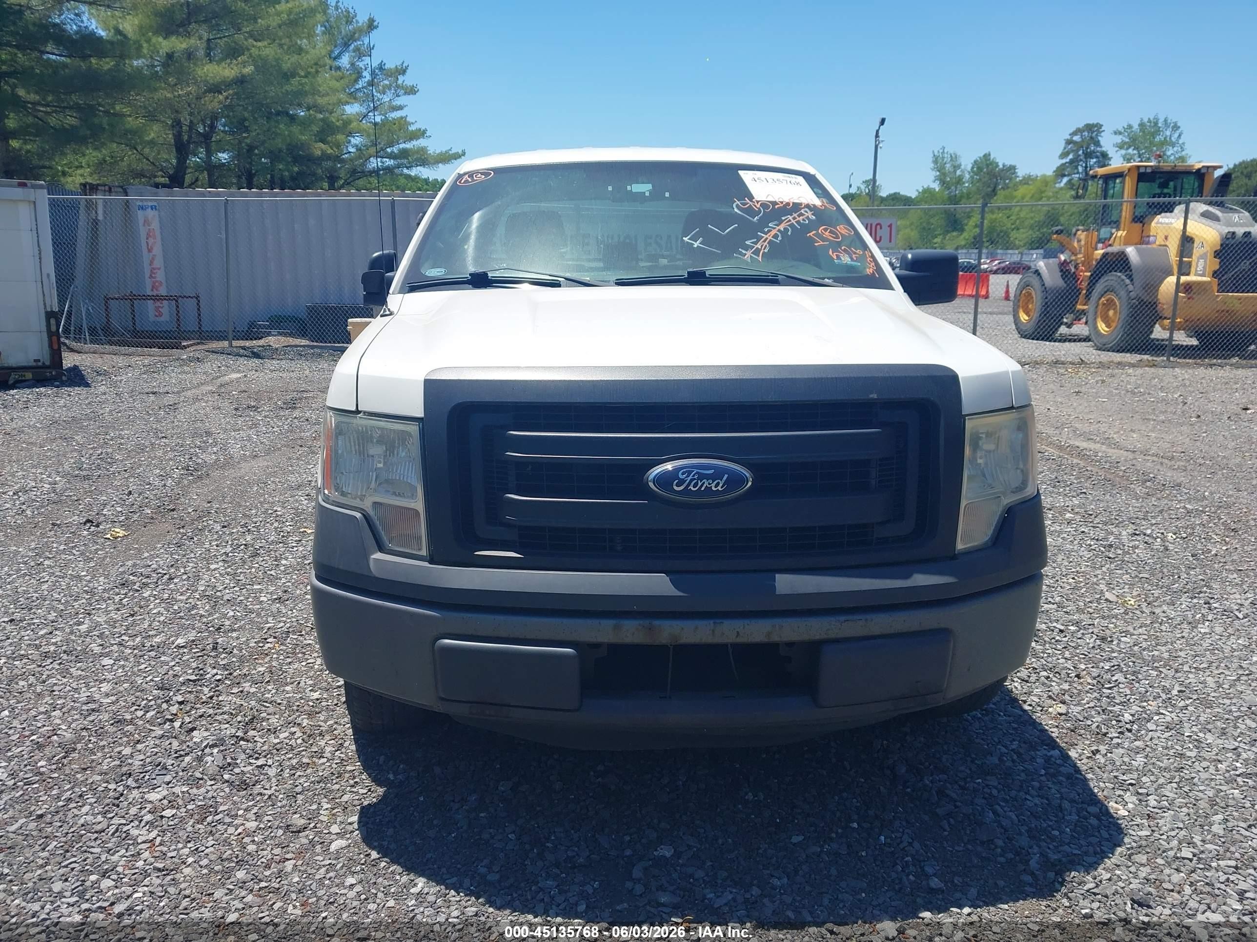 2013 Ford F-150 Xl White vin: 1FTFX1CF9DKF15441