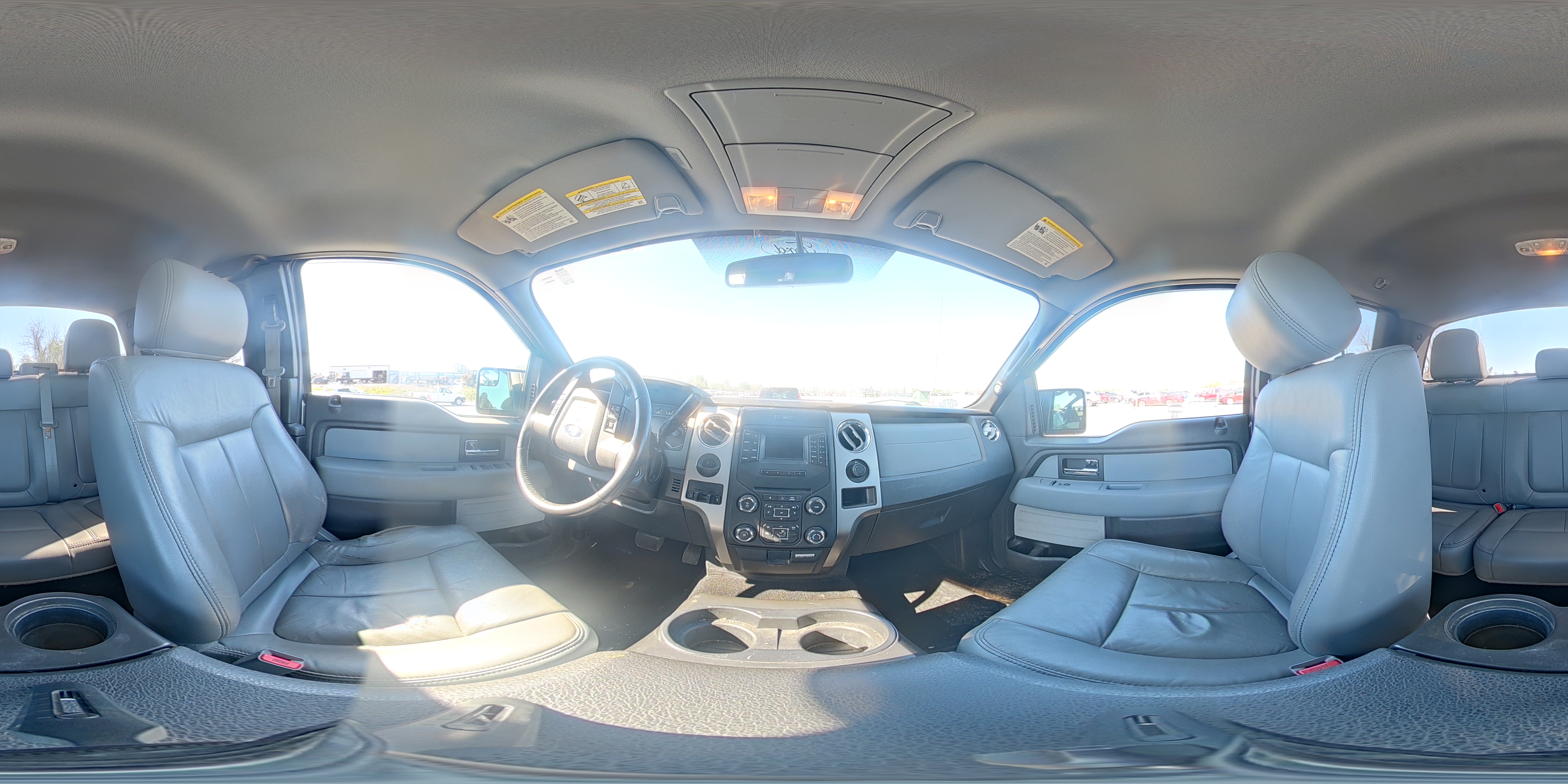 2014 Ford F150 Super Cab Gray vin: 1FTFX1CF9EFA84318