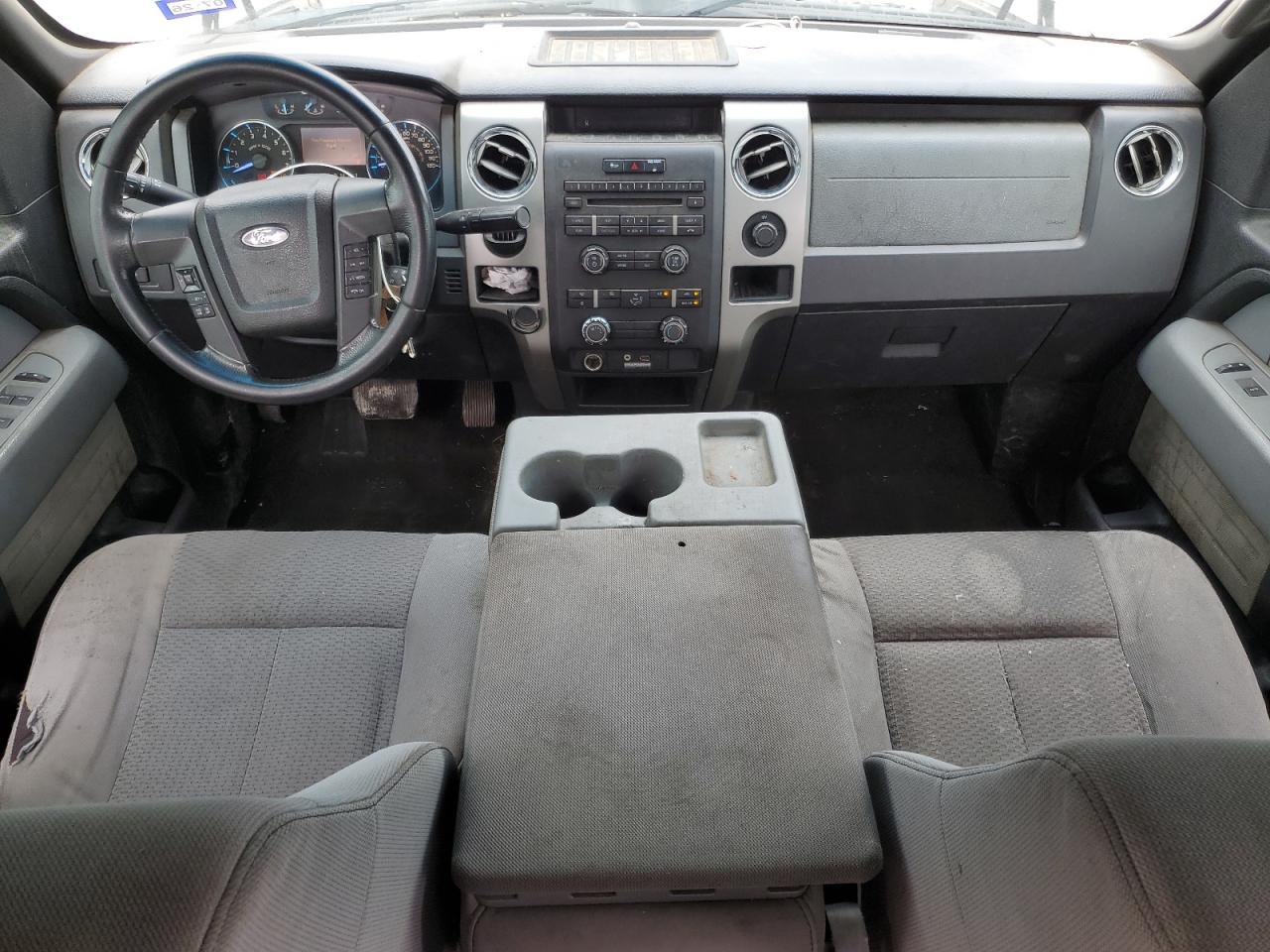 2011 Ford F150 Super Cab Gray vin: 1FTFX1CFXBFB81152