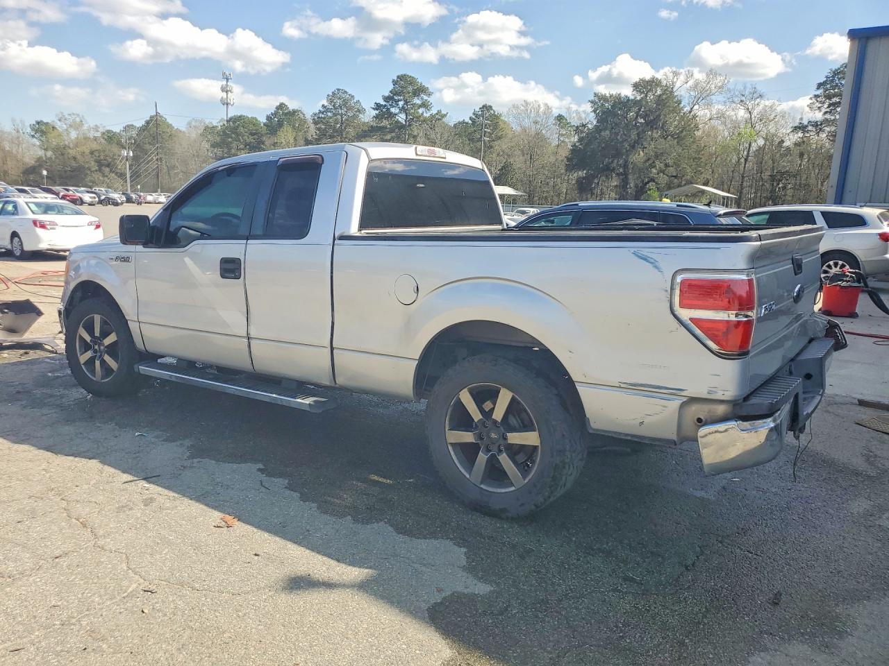 2012 Ford F150 Super Cab Silver vin: 1FTFX1CFXCFB99166