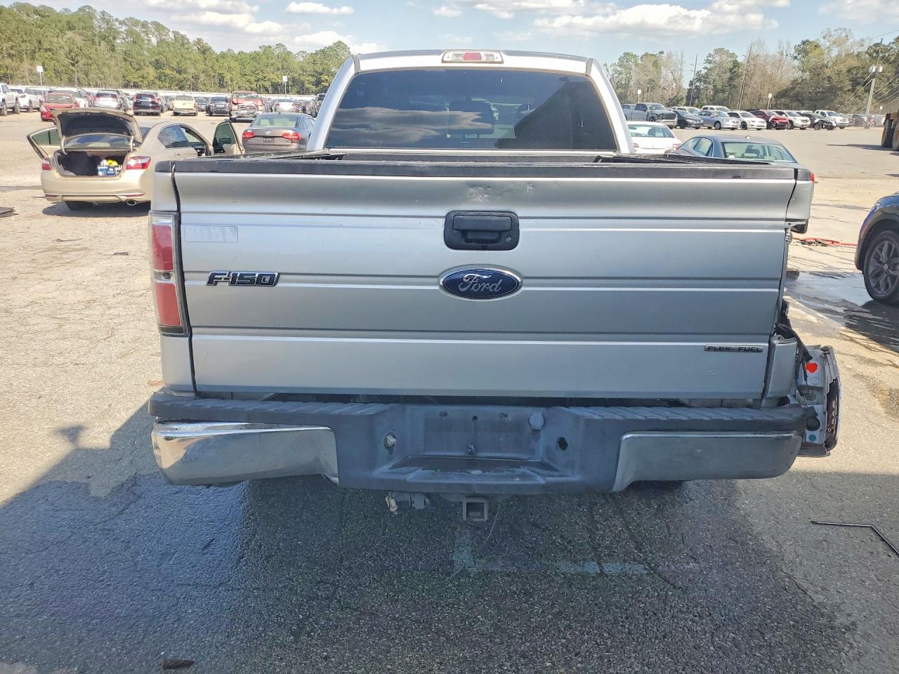 2012 Ford F150 Super Cab Silver vin: 1FTFX1CFXCFB99166