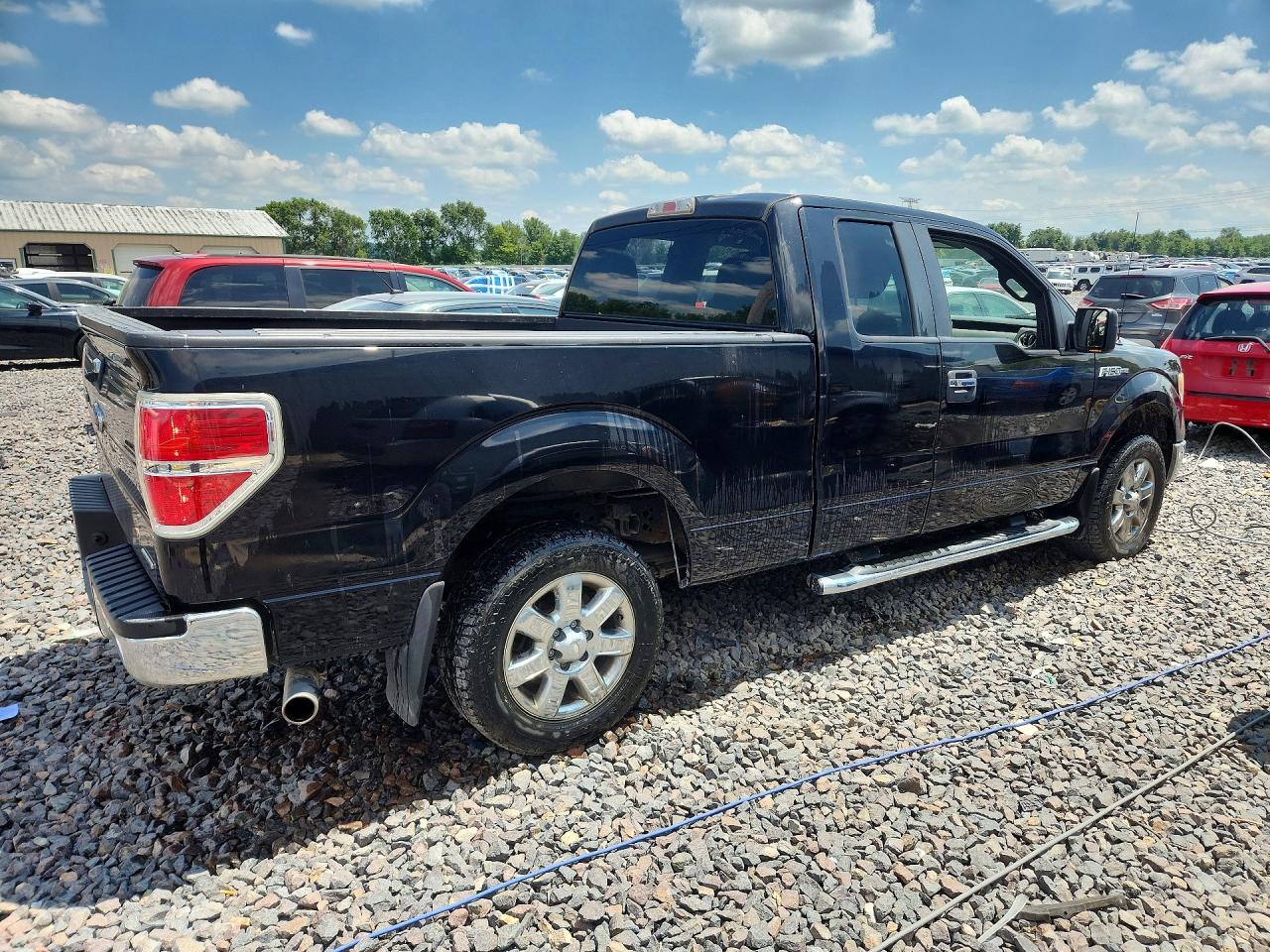 2013 Ford F150 Super Cab Black vin: 1FTFX1CFXDFA79577
