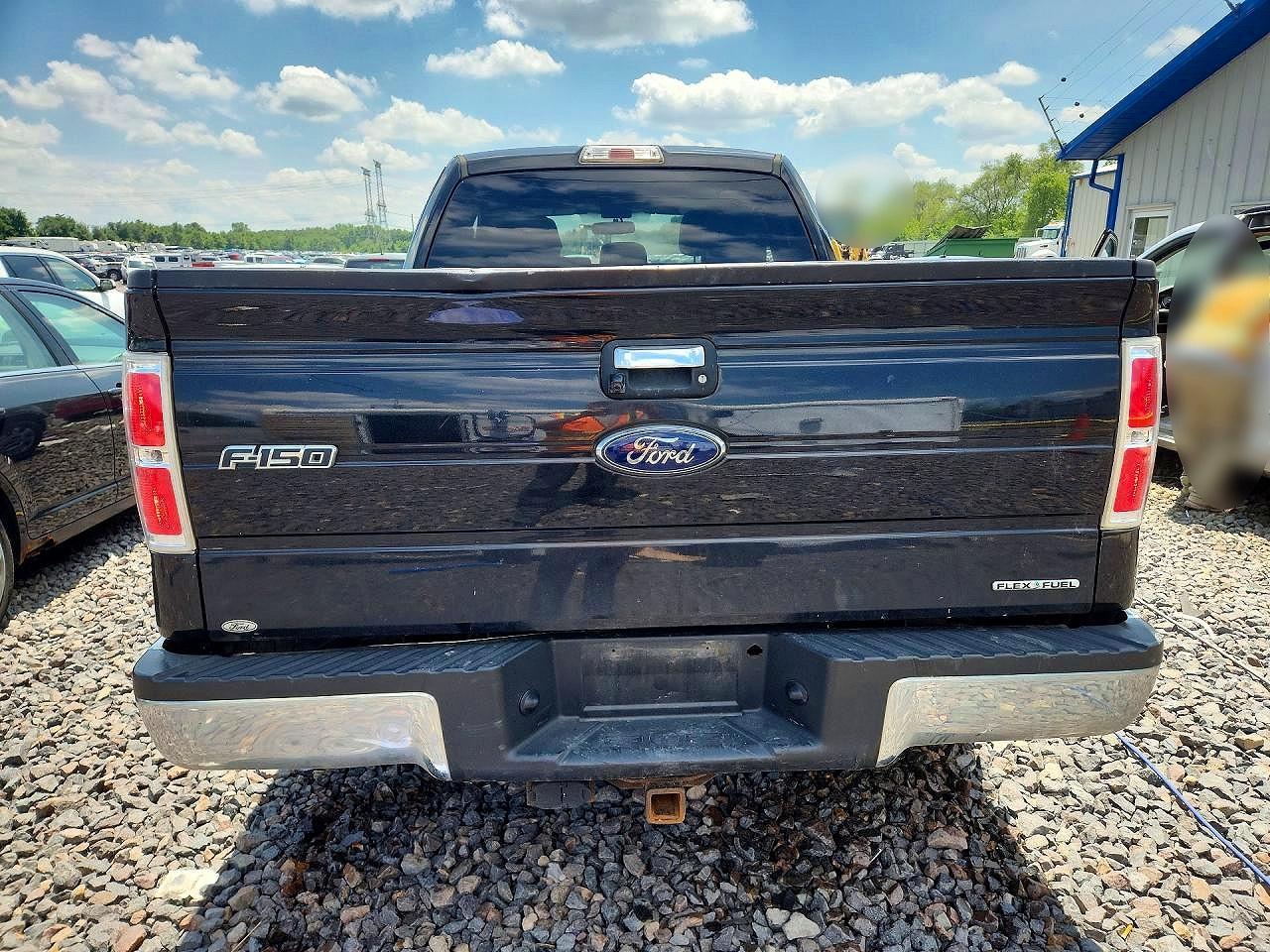 2013 Ford F150 Super Cab Black vin: 1FTFX1CFXDFA79577