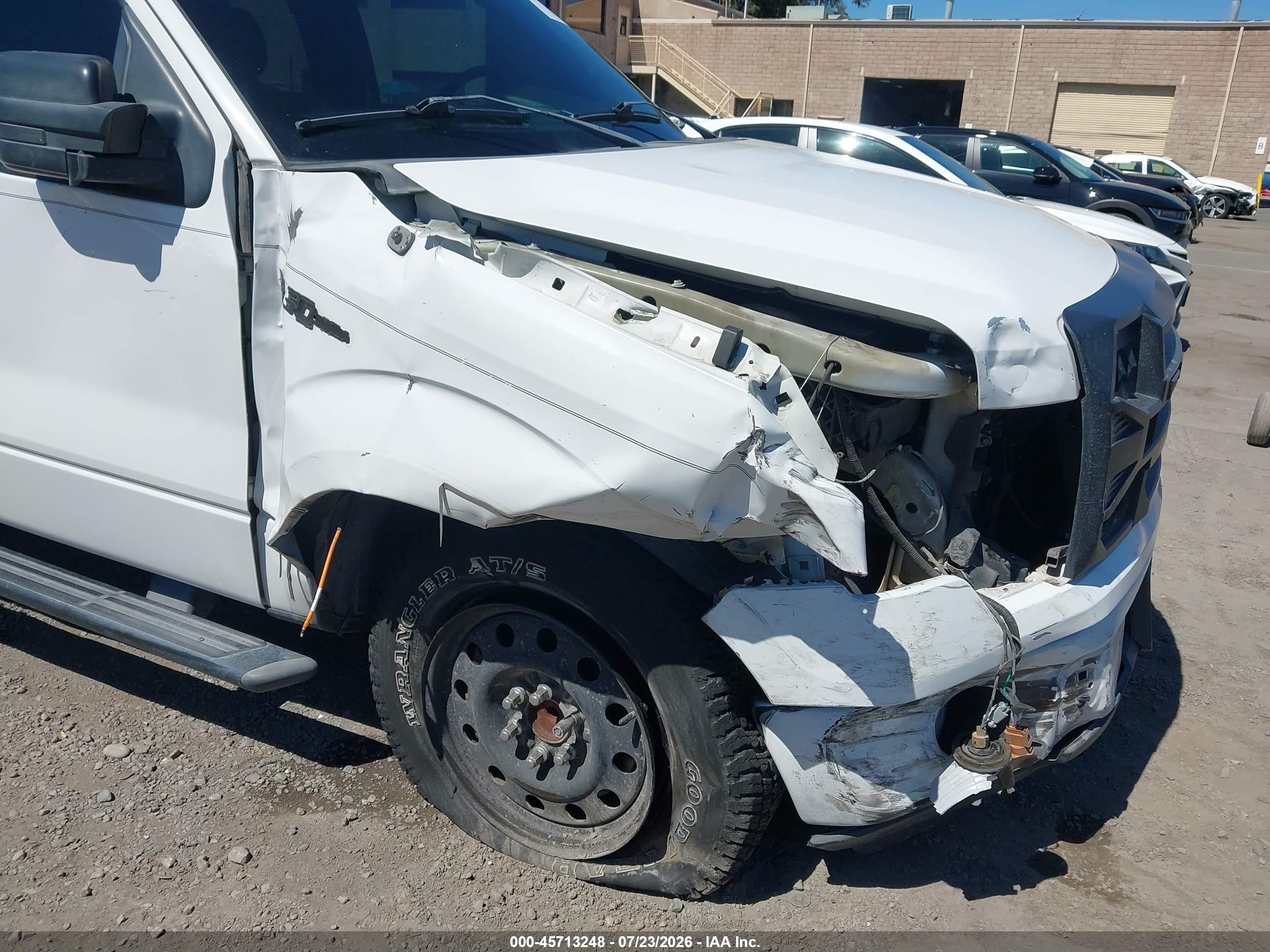 2014 Ford F-150 Stx White vin: 1FTFX1CFXEKE32991