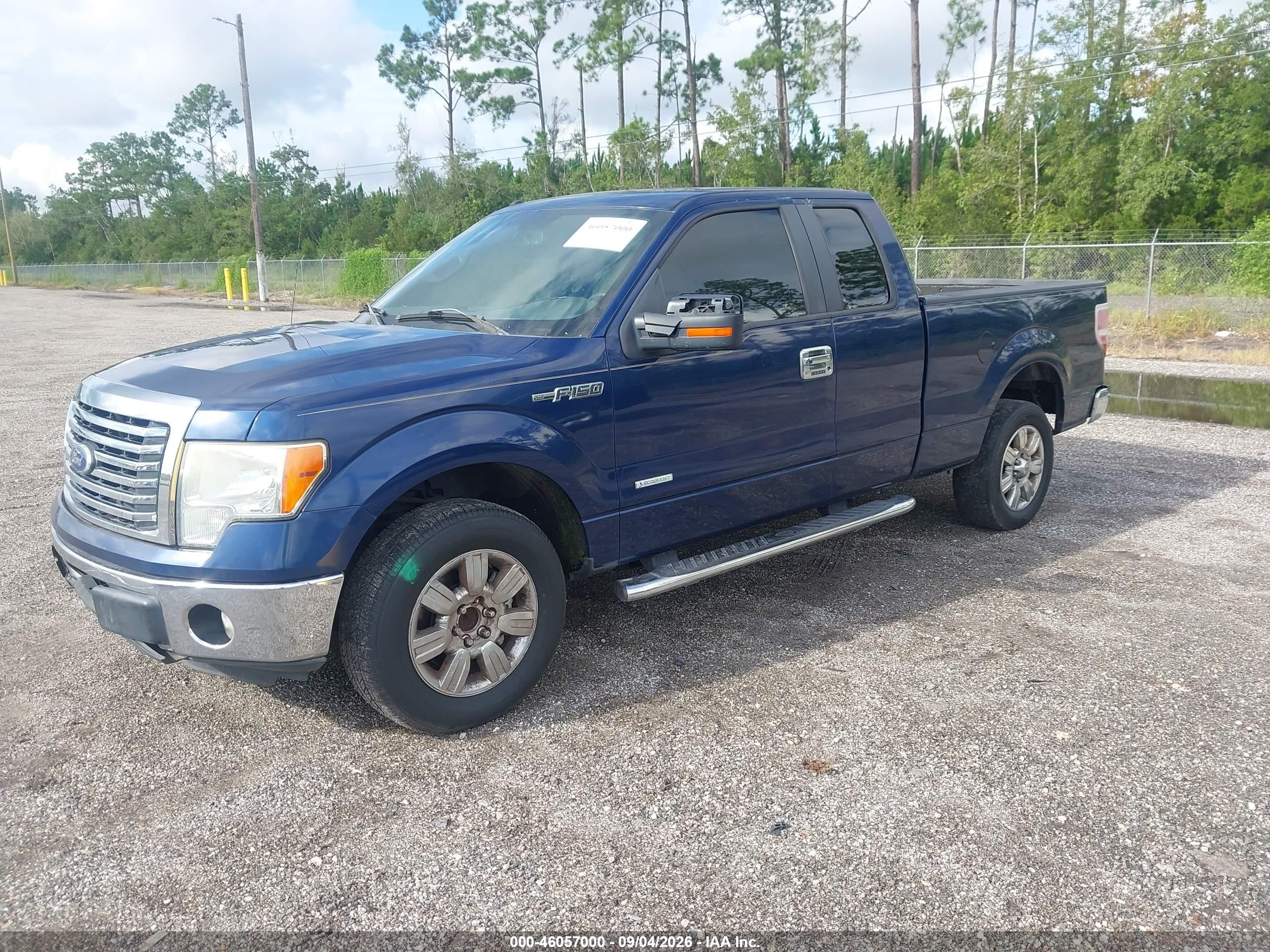 2011 Ford F-150 Xlt Синий vin: 1FTFX1CT0BFB00195