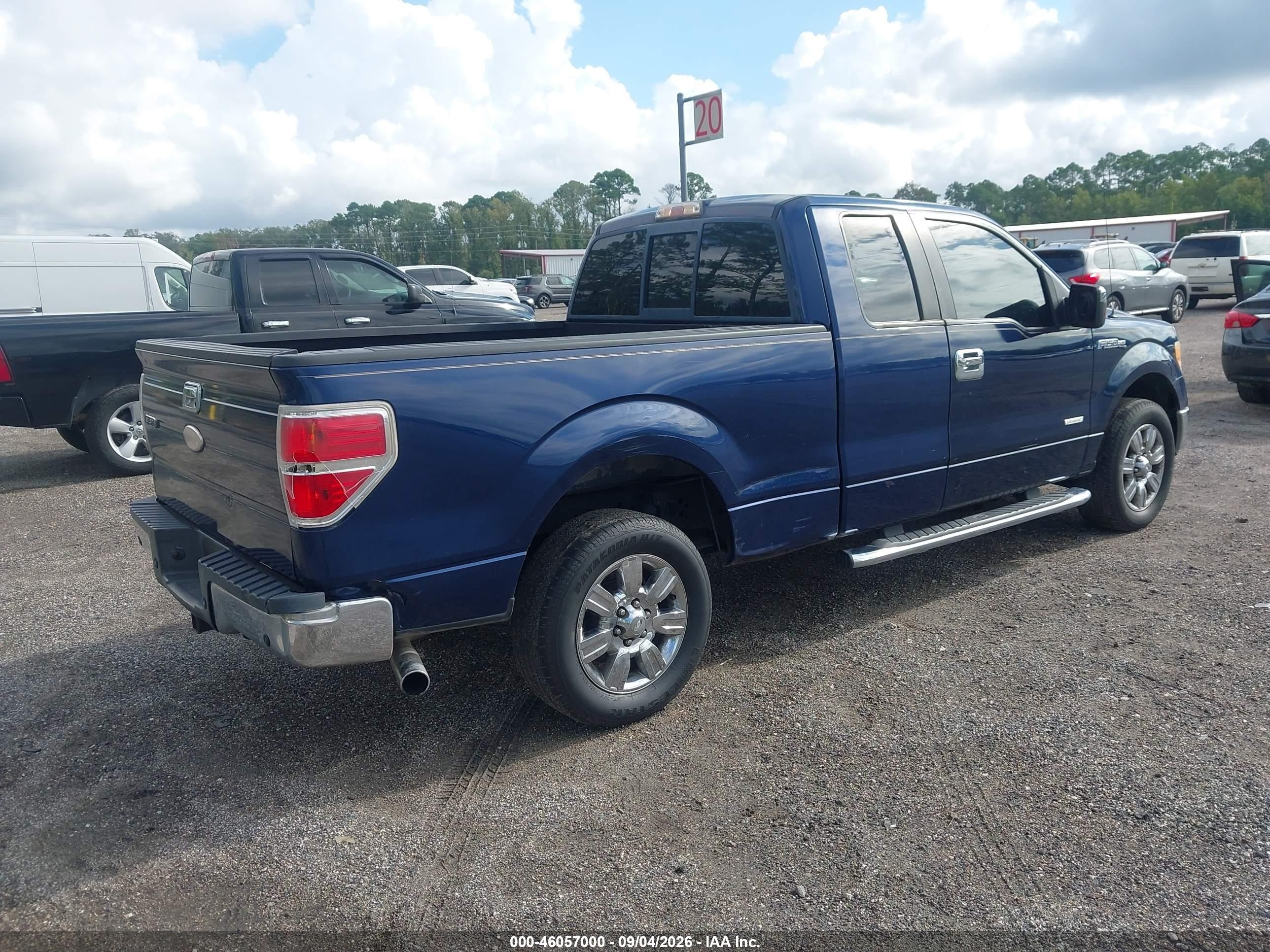 2011 Ford F-150 Xlt Синий vin: 1FTFX1CT0BFB00195