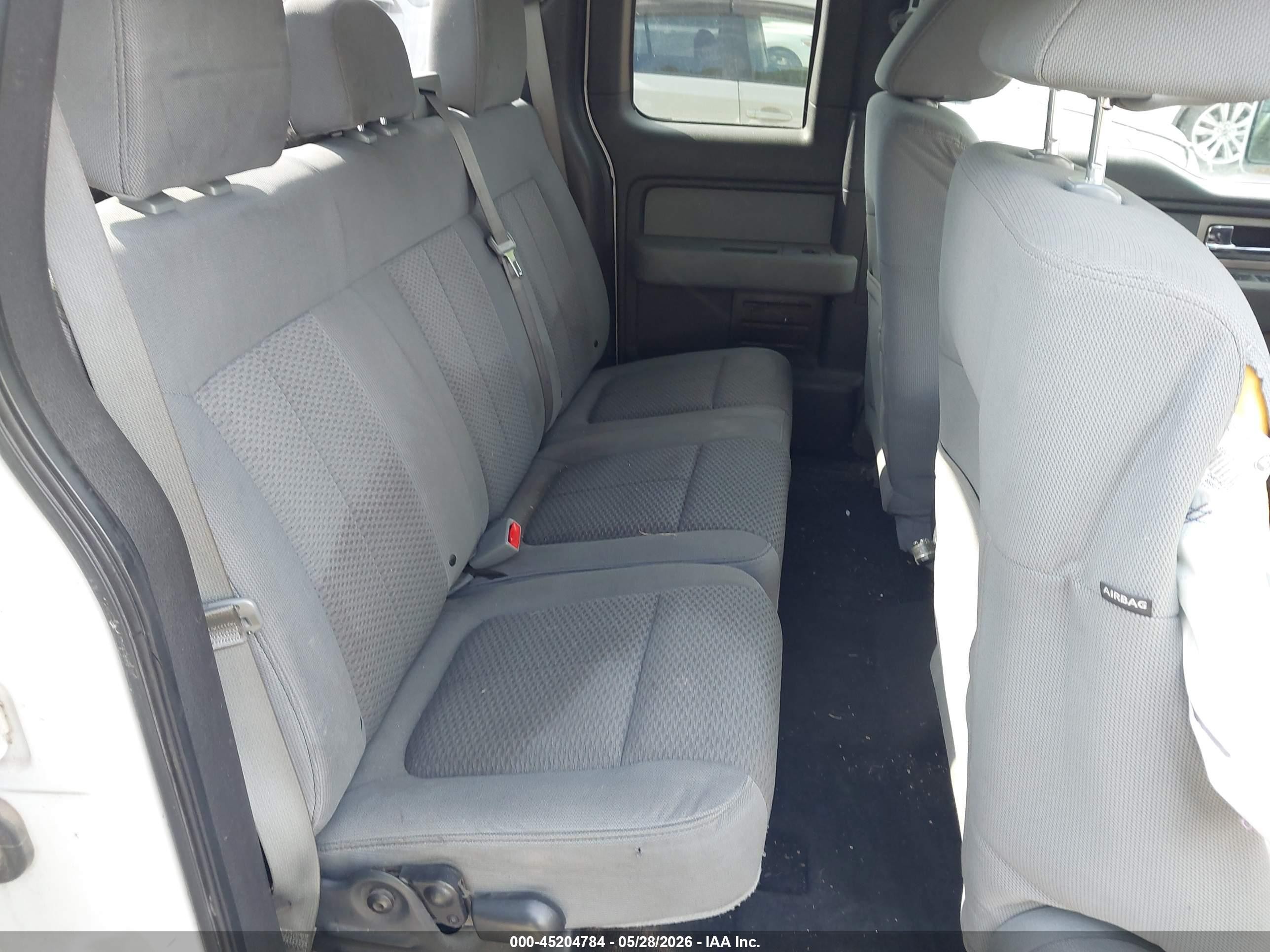 2011 Ford F-150 Xlt White vin: 1FTFX1CT0BFB28434
