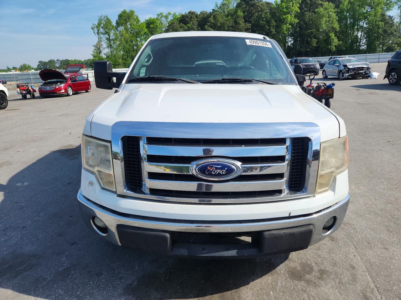 2011 Ford F150 Super Cab White vin: 1FTFX1CT0BFC59346