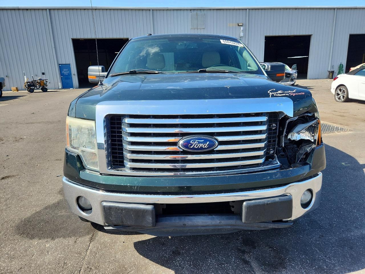 2012 Ford F150 Super Cab Green vin: 1FTFX1CT0CKE29763
