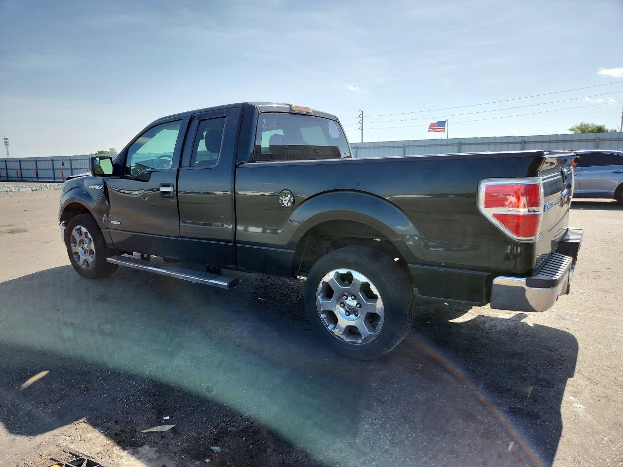 2012 Ford F150 Super Cab Green vin: 1FTFX1CT0CKE29763