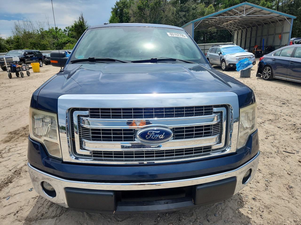 2013 Ford F150 Super Cab Blue vin: 1FTFX1CT0DFA09303