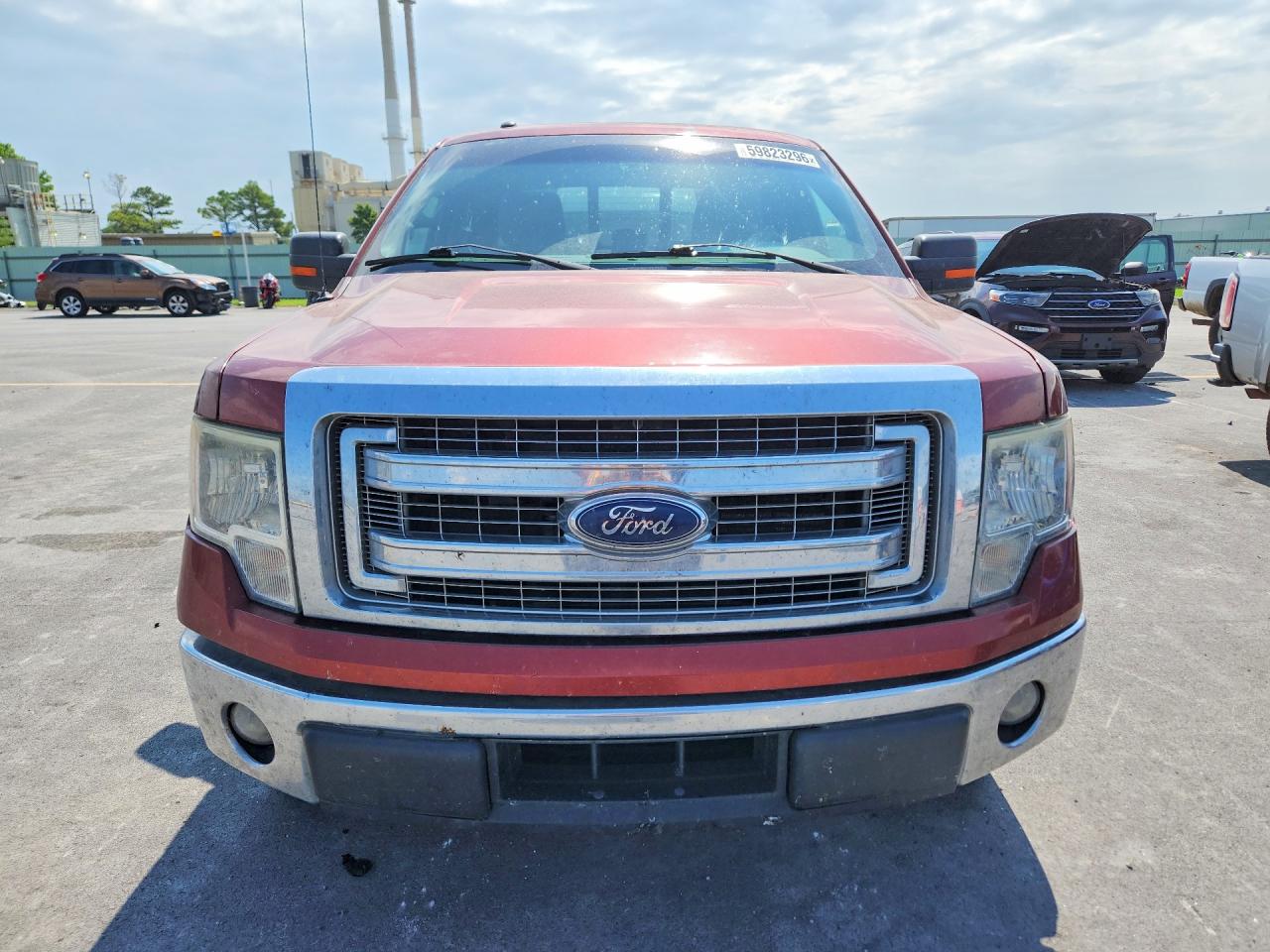 2014 Ford F150 Super Cab Красный vin: 1FTFX1CT0EKD44294