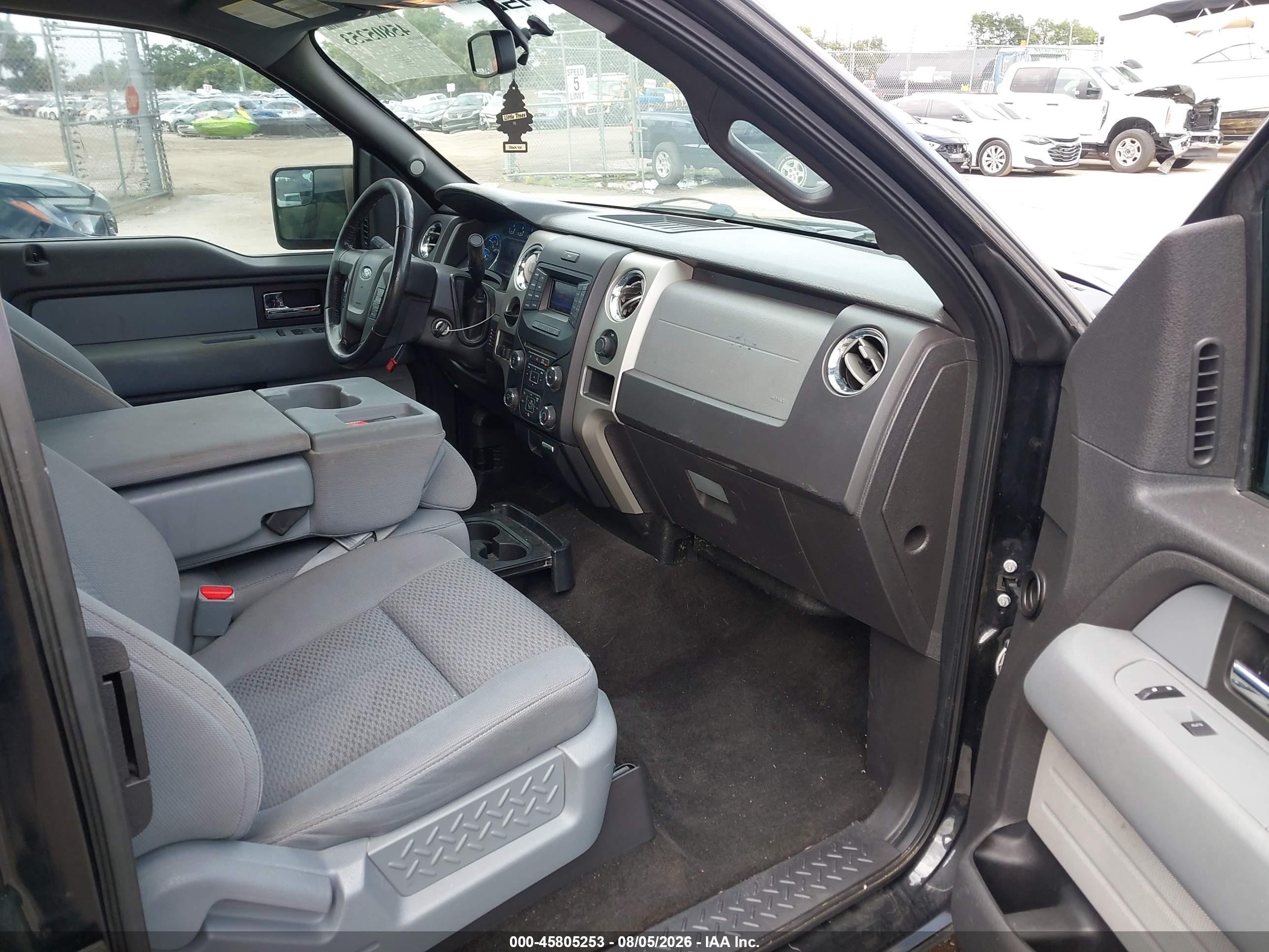 2013 Ford F-150 Xlt Black vin: 1FTFX1CT1DFA02246