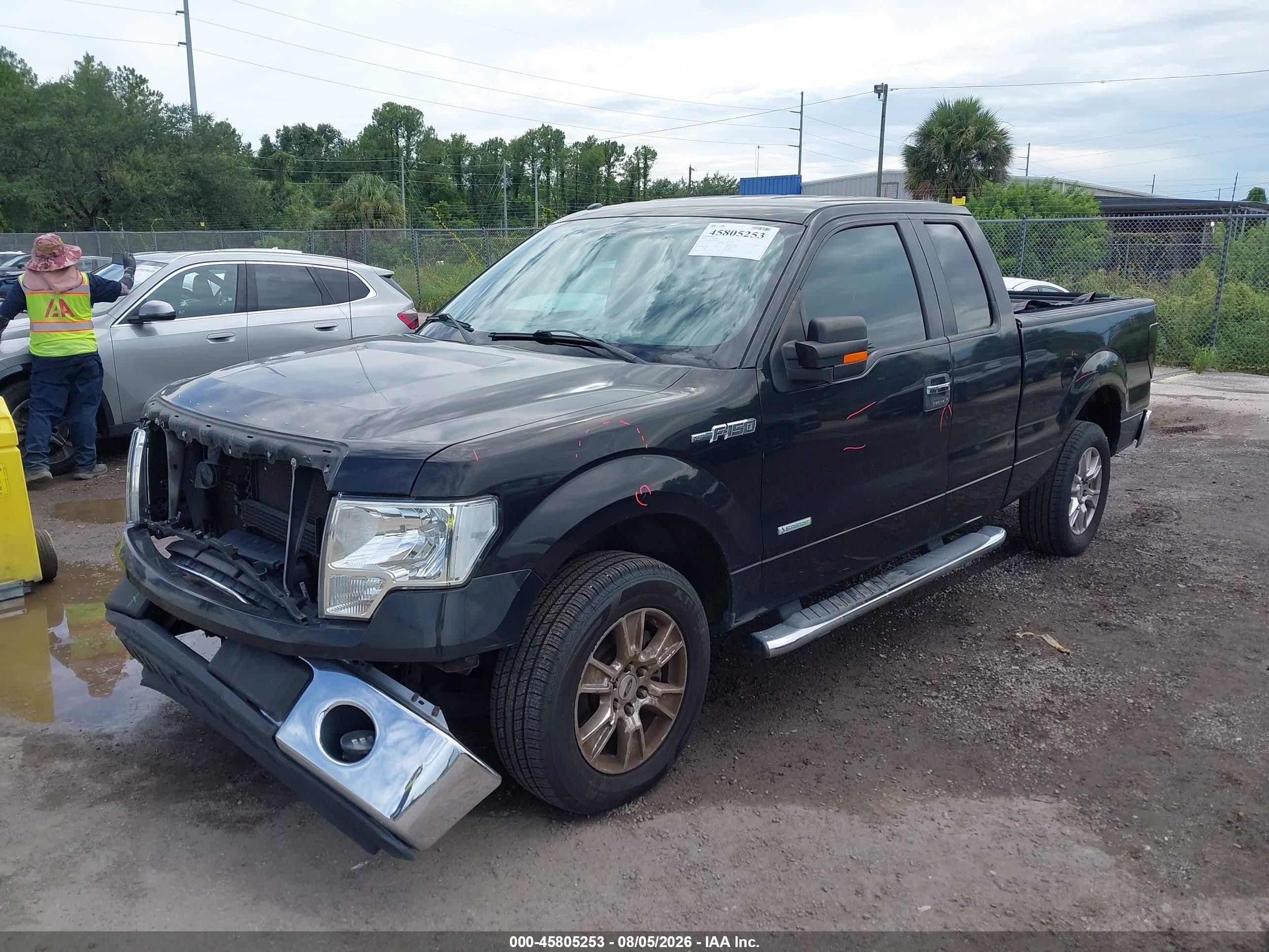2013 Ford F-150 Xlt Black vin: 1FTFX1CT1DFA02246