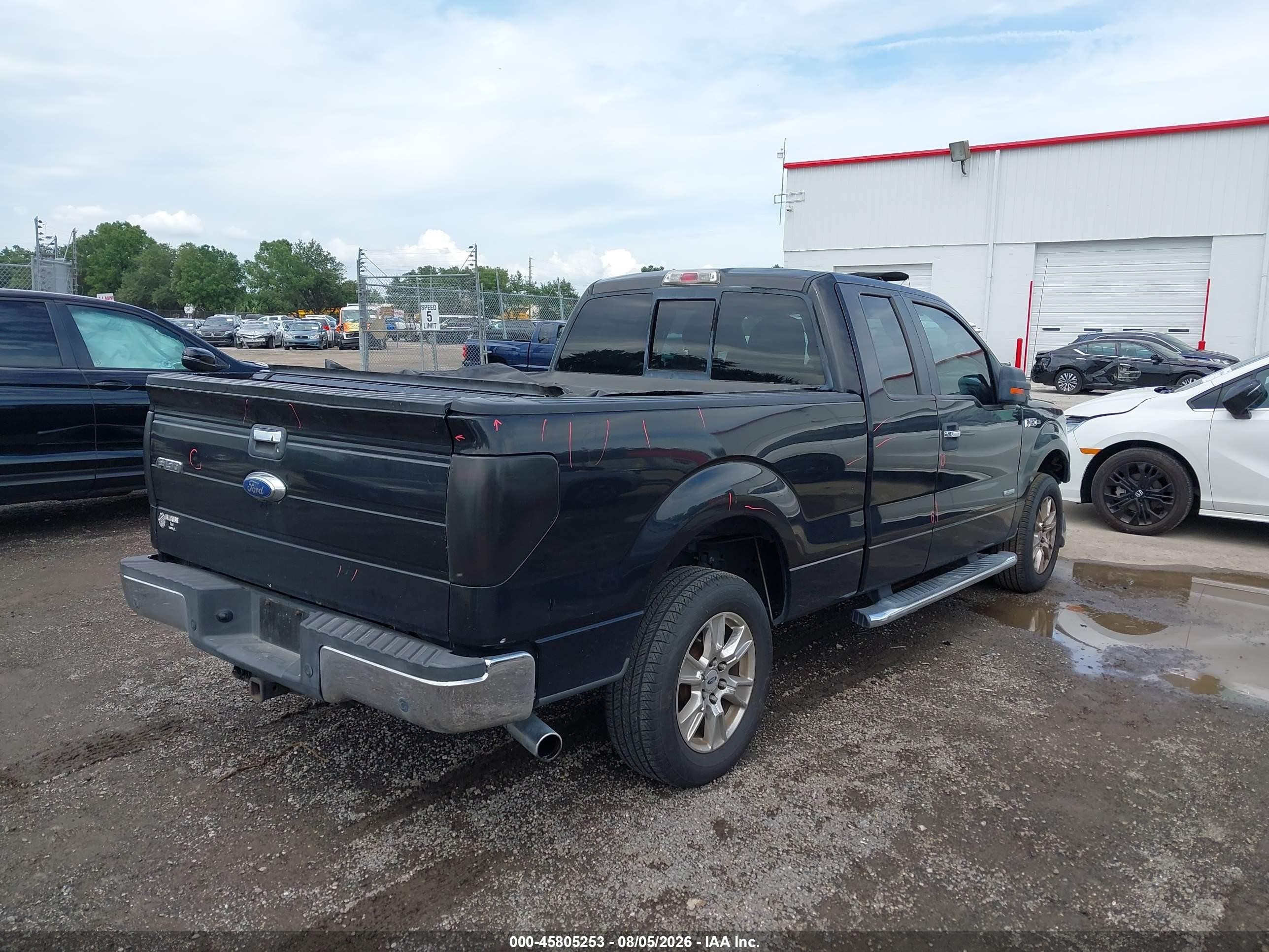 2013 Ford F-150 Xlt Black vin: 1FTFX1CT1DFA02246