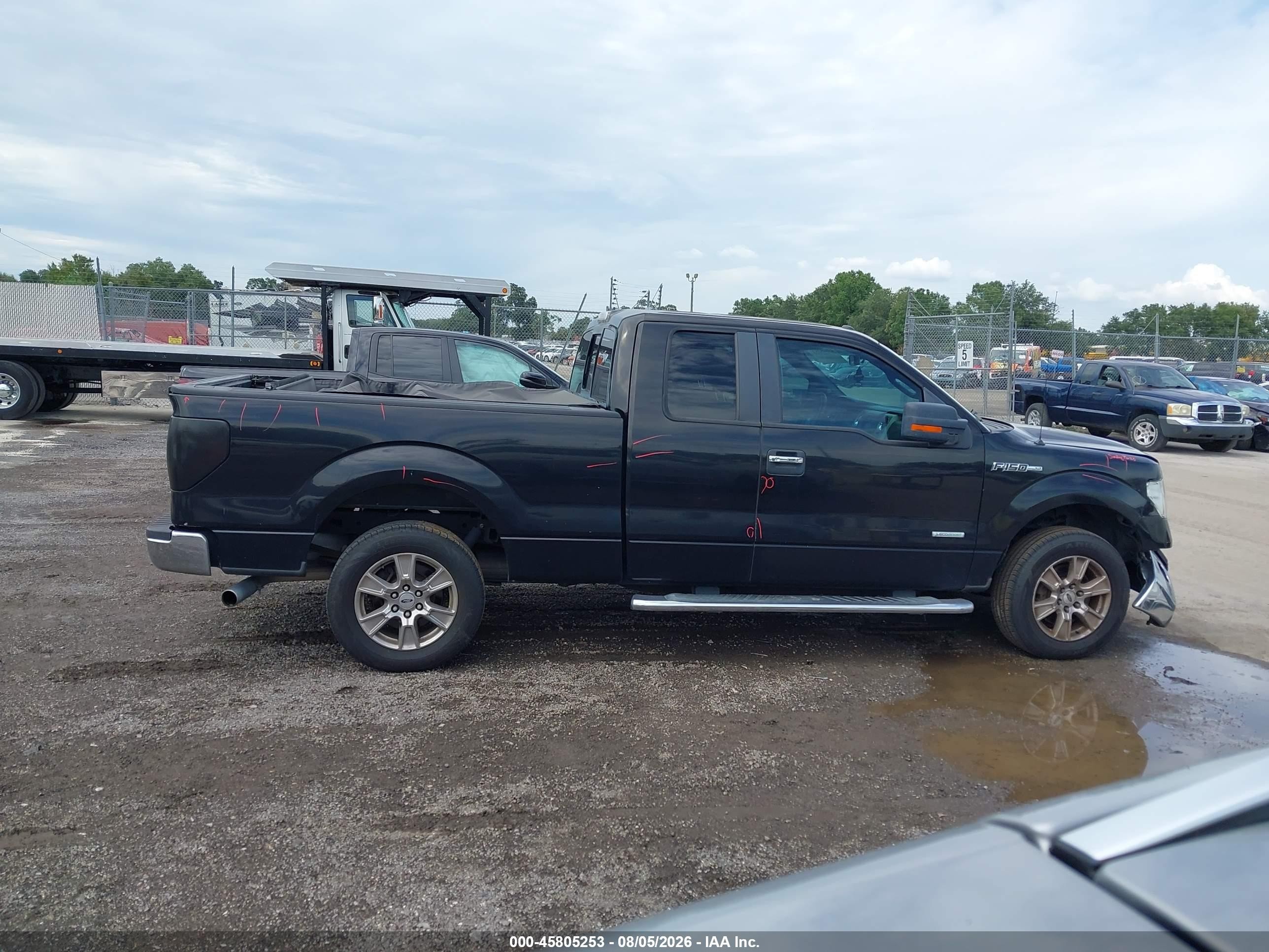 2013 Ford F-150 Xlt Black vin: 1FTFX1CT1DFA02246
