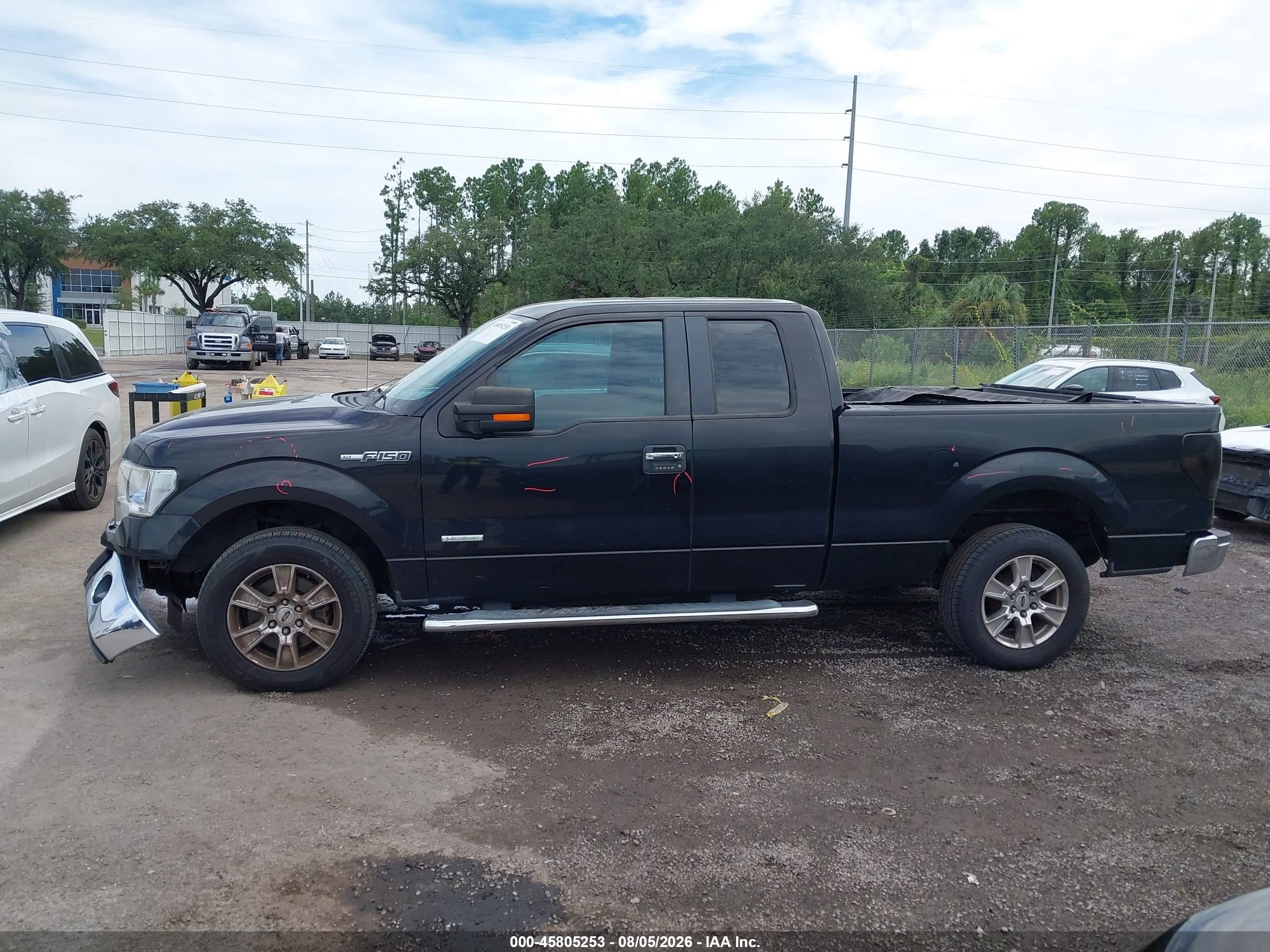 2013 Ford F-150 Xlt Black vin: 1FTFX1CT1DFA02246