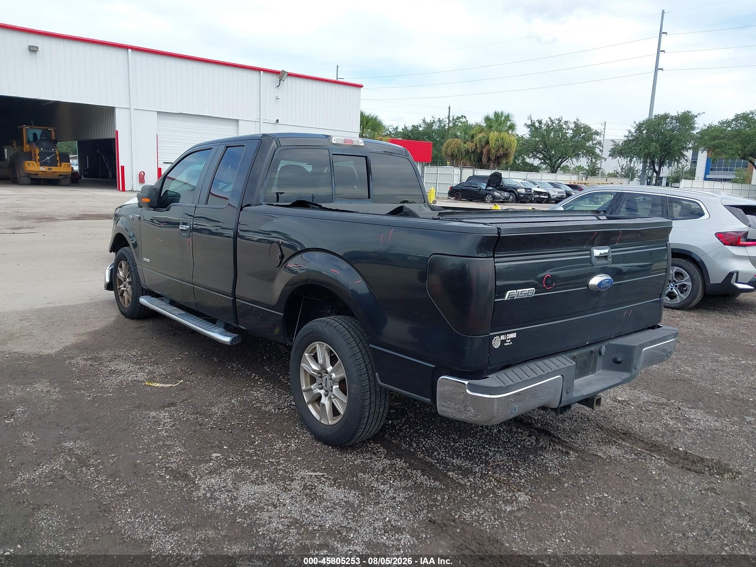2013 Ford F-150 Xlt Black vin: 1FTFX1CT1DFA02246