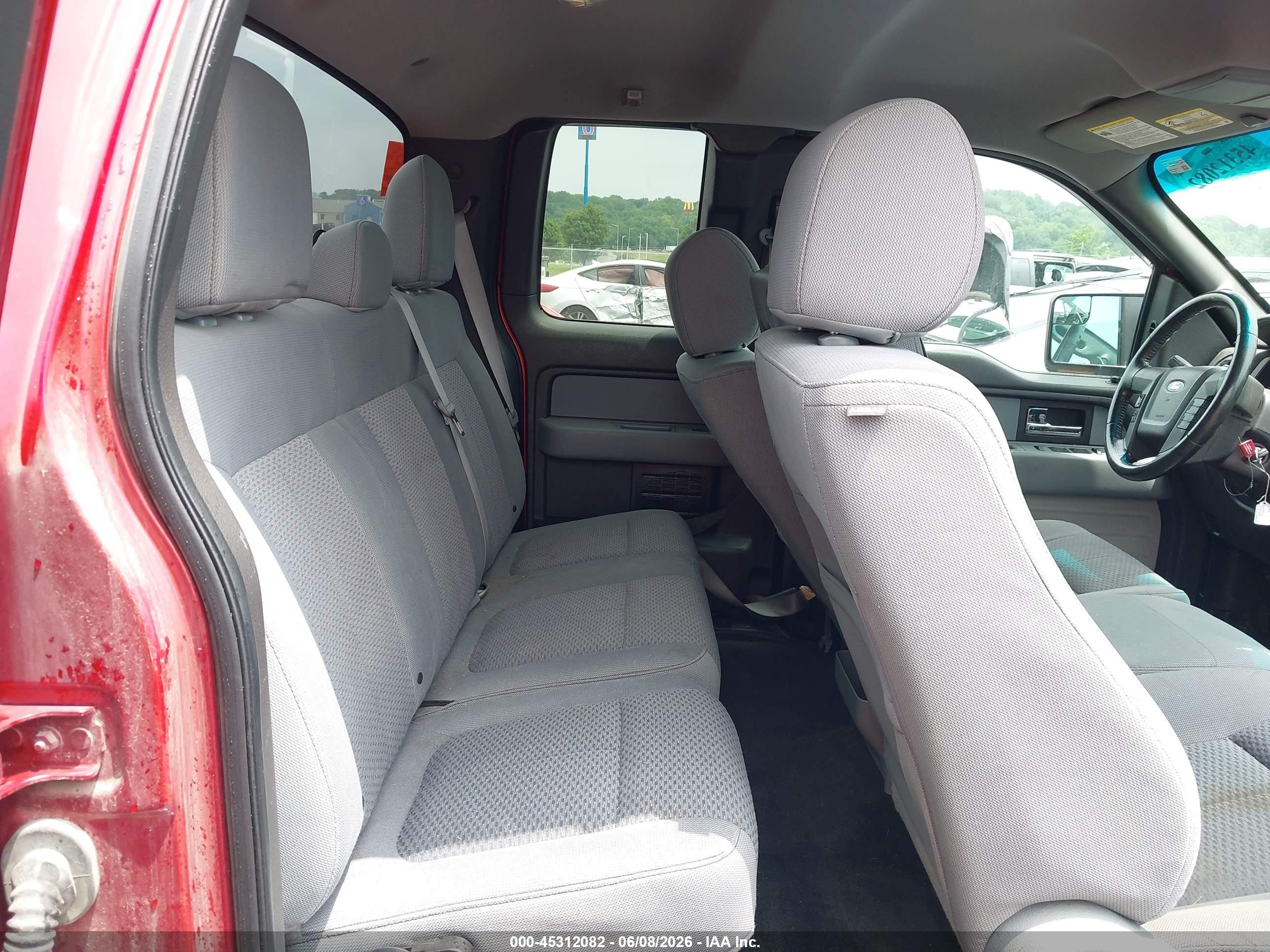 2013 Ford F-150 Xlt Red vin: 1FTFX1CT1DFB66998