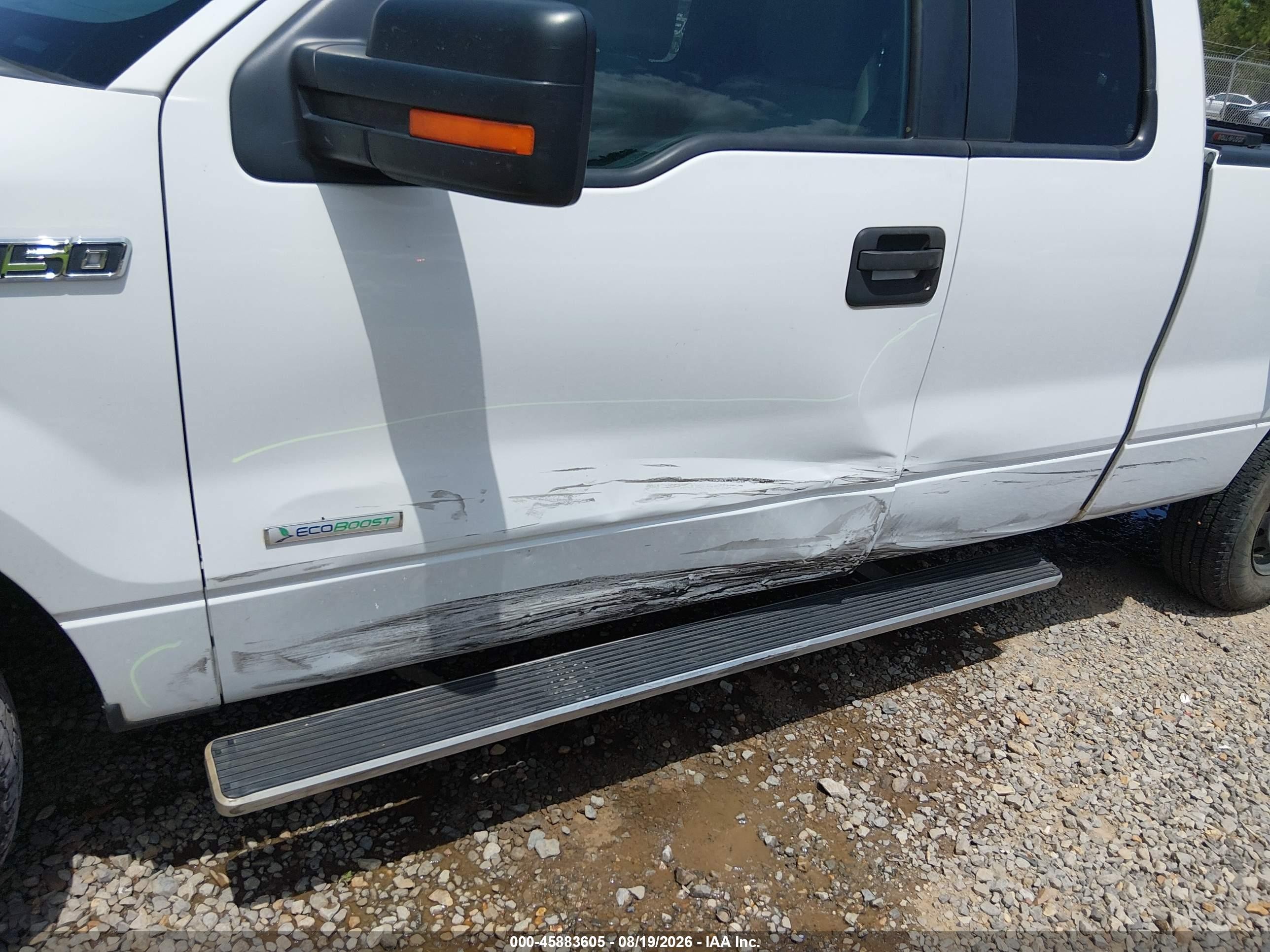 2012 Ford F-150 Xlt White vin: 1FTFX1CT2CFD07155