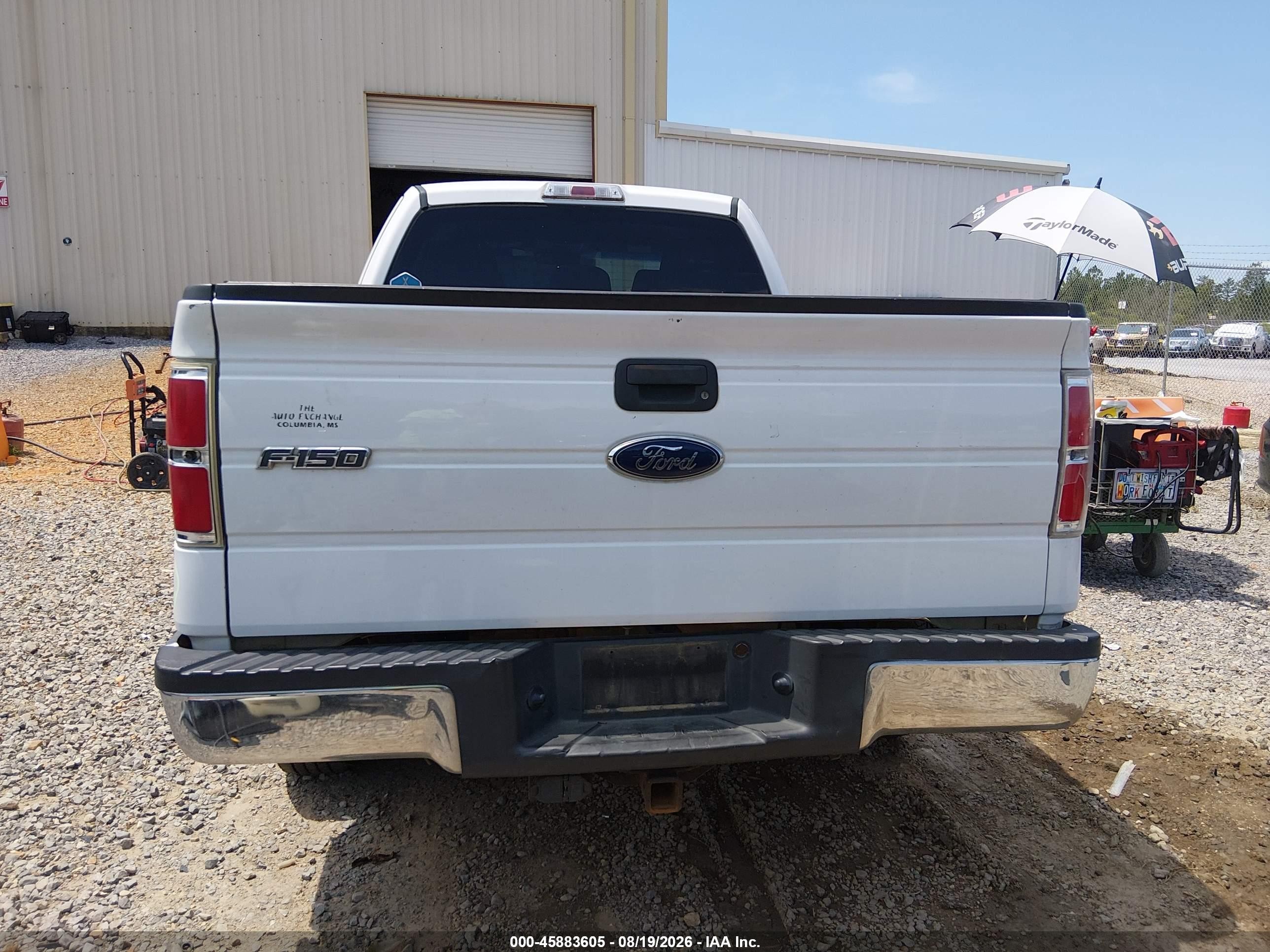 2012 Ford F-150 Xlt White vin: 1FTFX1CT2CFD07155