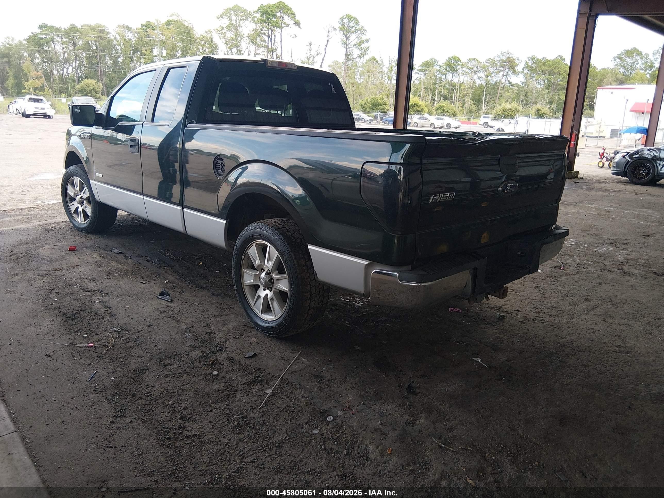 2013 Ford F-150 Xlt Green vin: 1FTFX1CT3DFE09825