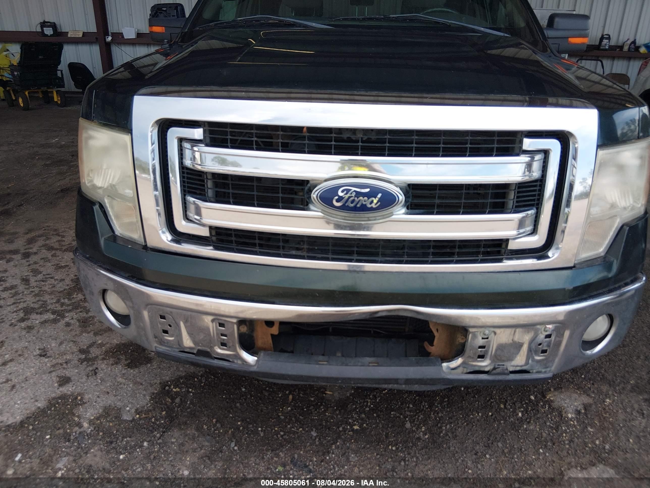 2013 Ford F-150 Xlt Green vin: 1FTFX1CT3DFE09825