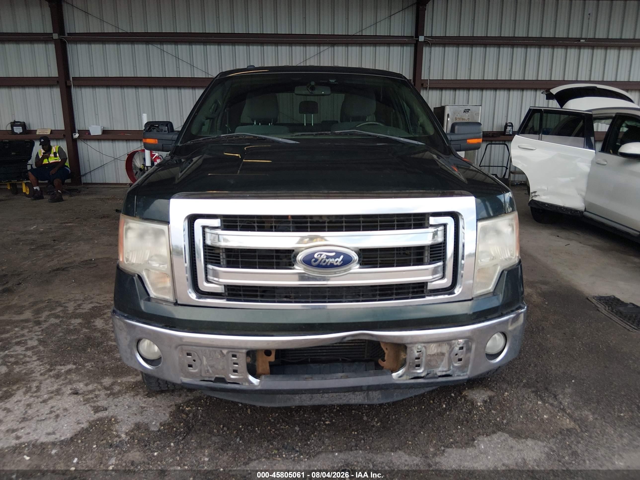 2013 Ford F-150 Xlt Green vin: 1FTFX1CT3DFE09825