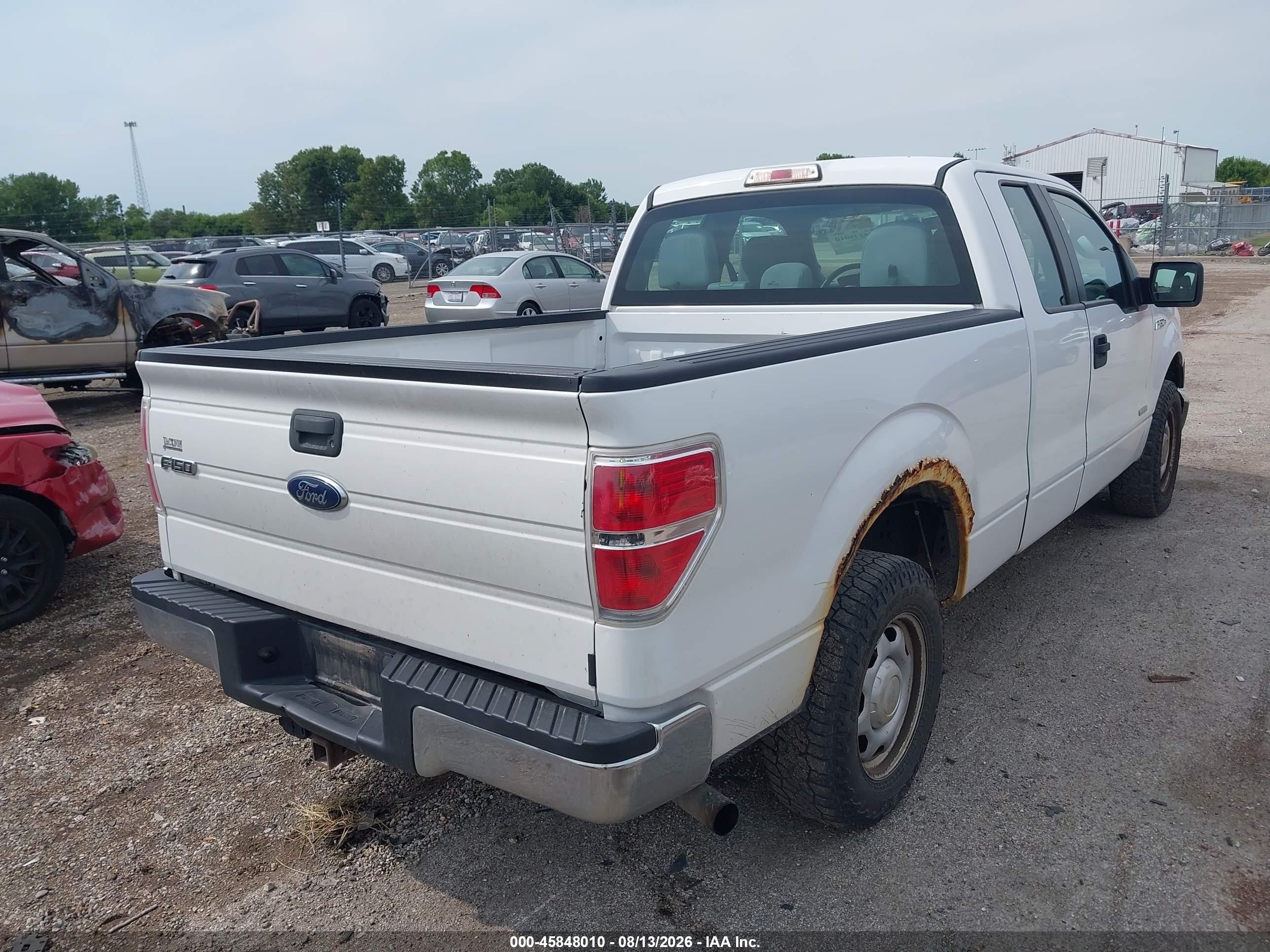 2014 Ford F-150 Xl White vin: 1FTFX1CT3EKD93764