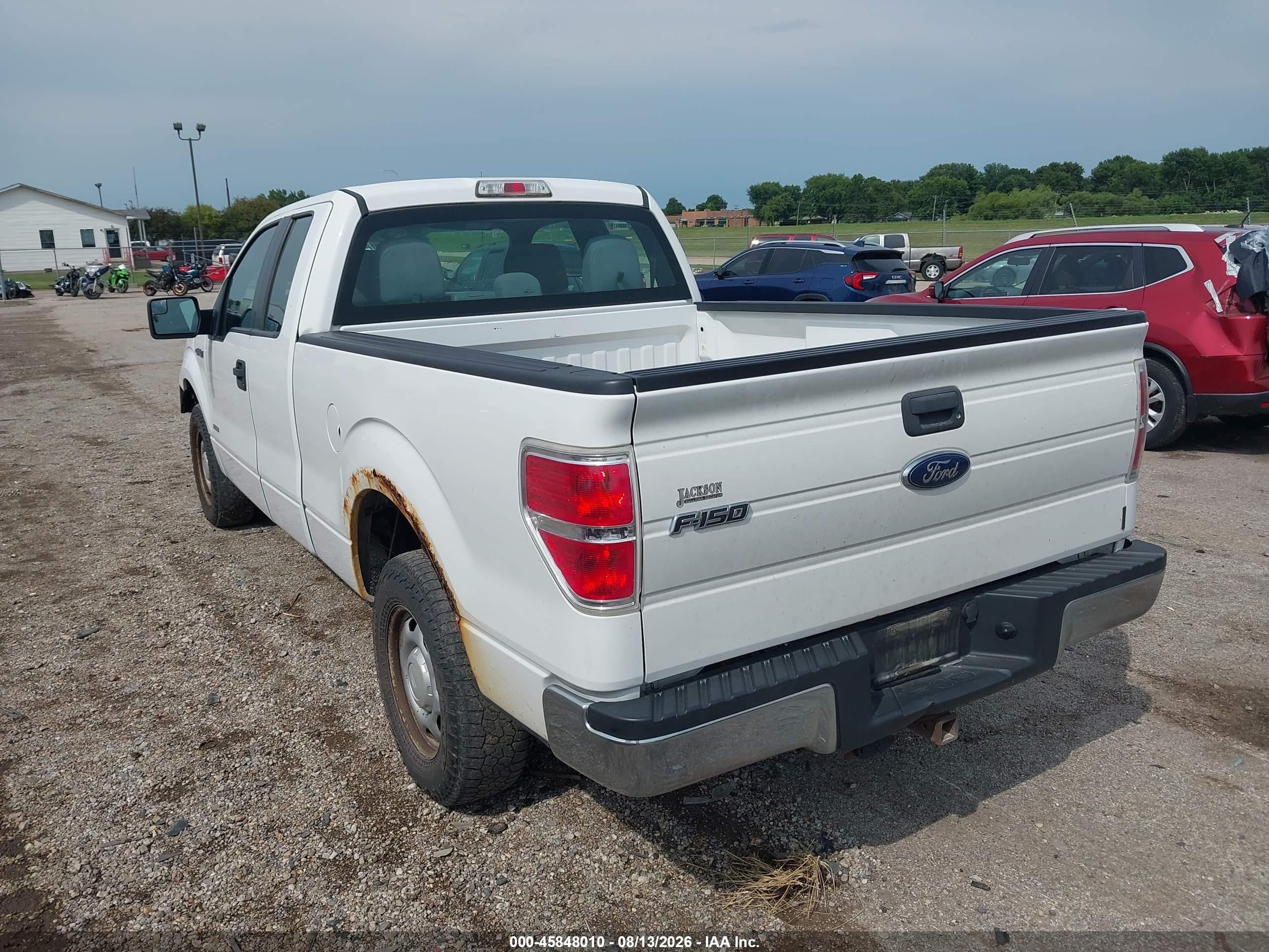 2014 Ford F-150 Xl White vin: 1FTFX1CT3EKD93764