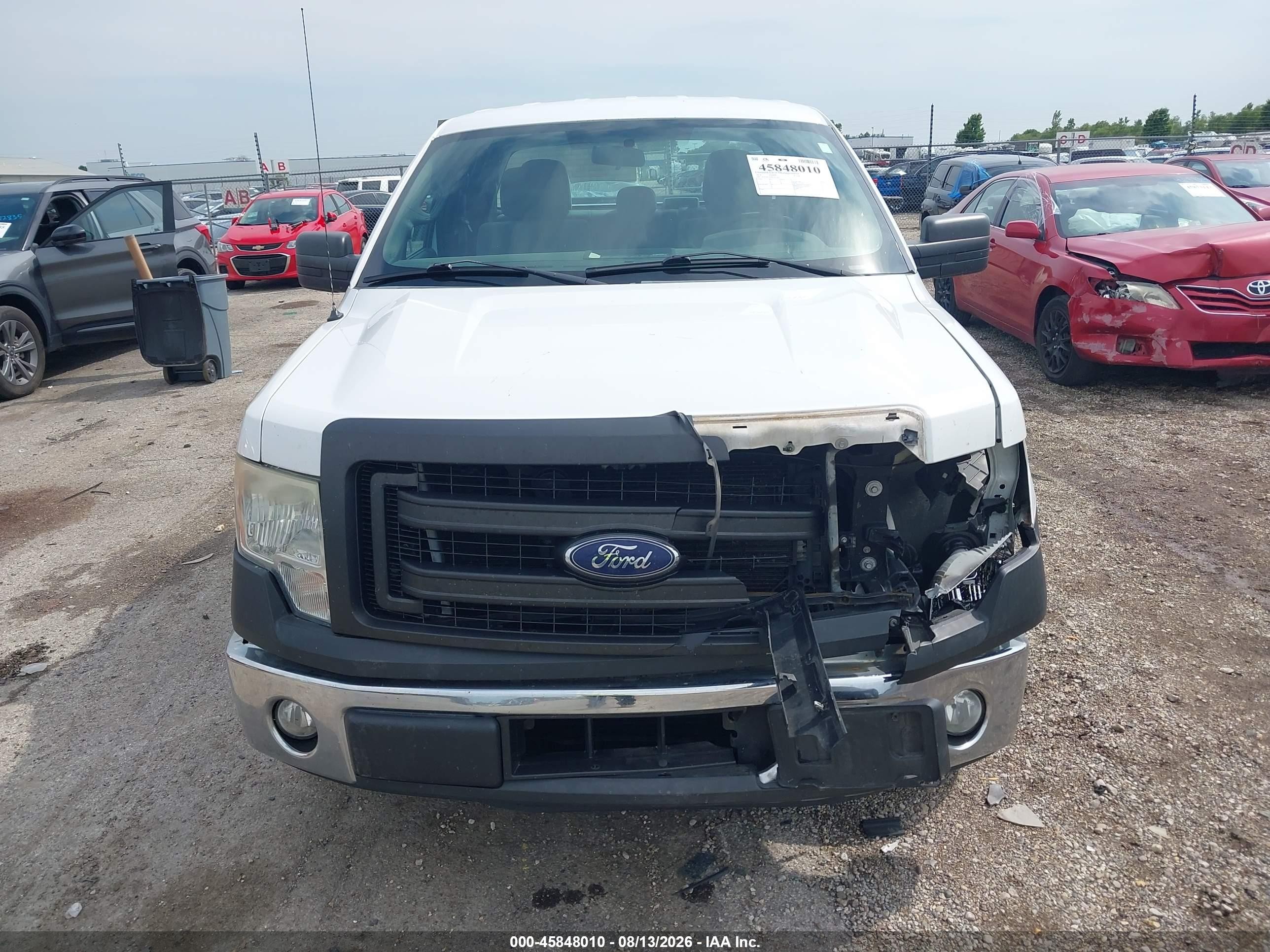 2014 Ford F-150 Xl White vin: 1FTFX1CT3EKD93764