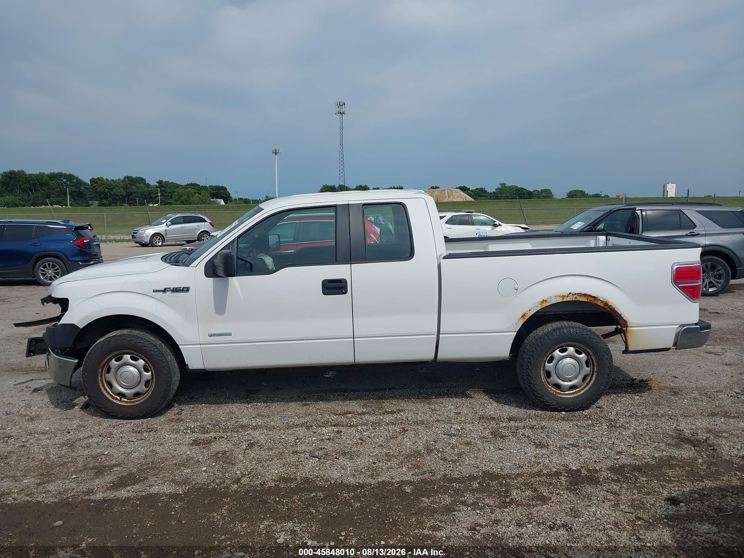 2014 Ford F-150 Xl White vin: 1FTFX1CT3EKD93764