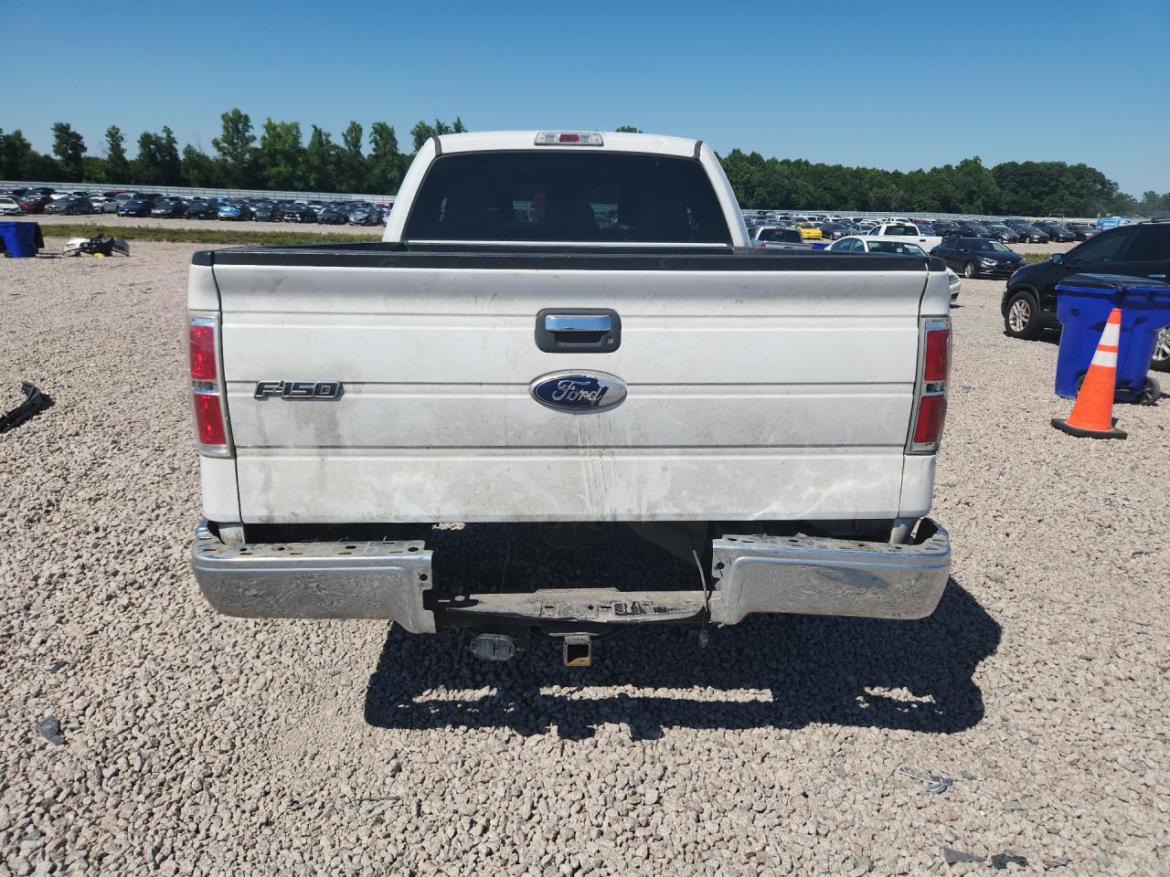2012 Ford F150 Super Cab White vin: 1FTFX1CT4CFA33697
